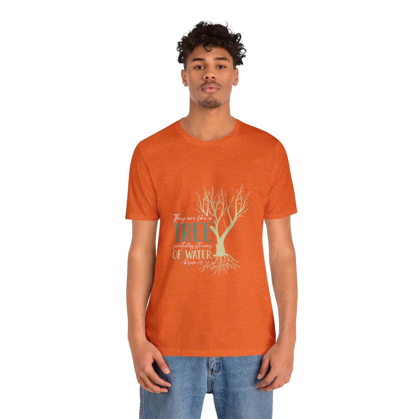 "Rooted in Faith" - Unisex Jersey Short Sleeve Tee