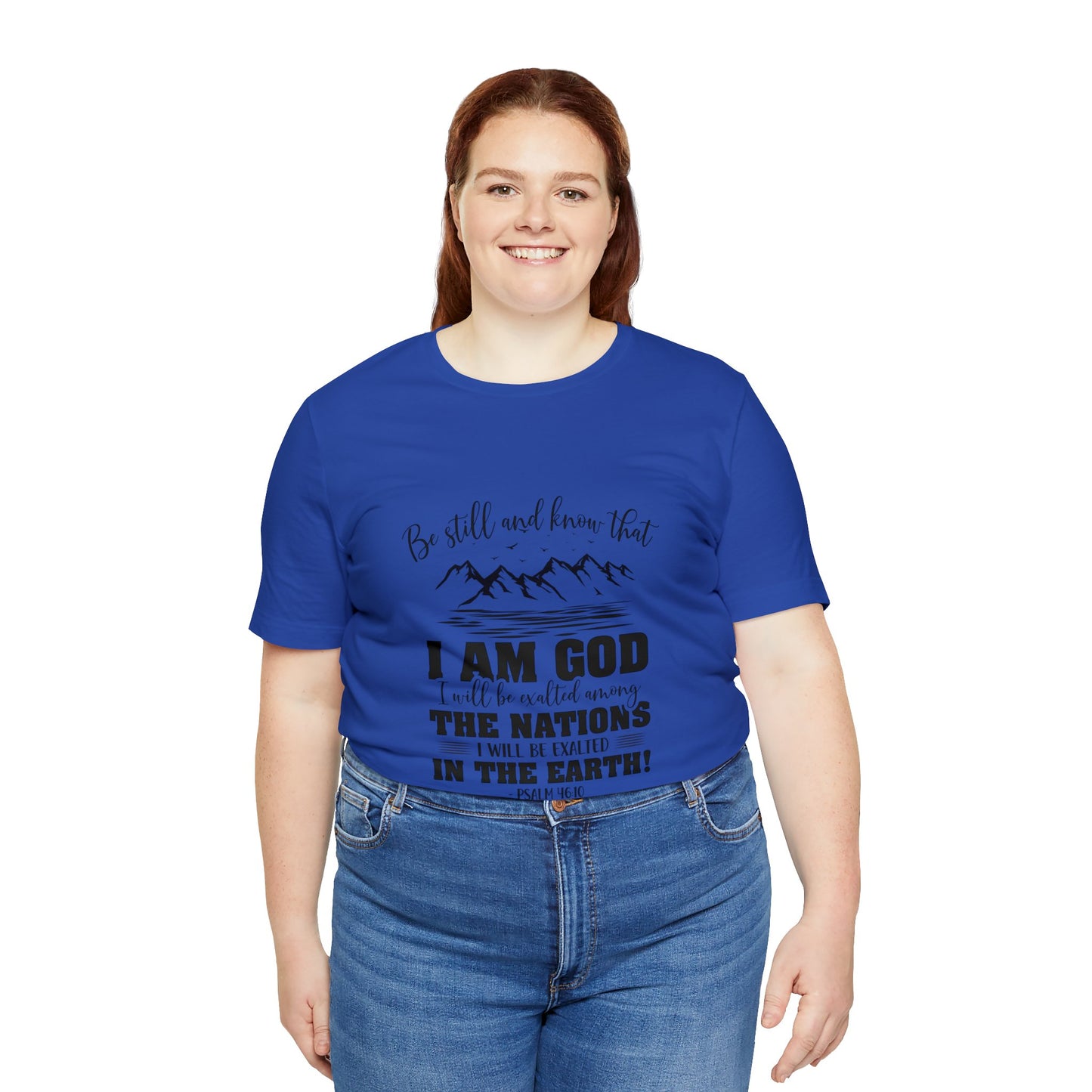 "Stillness in the Divine" - Unisex Jersey Short Sleeve Tee