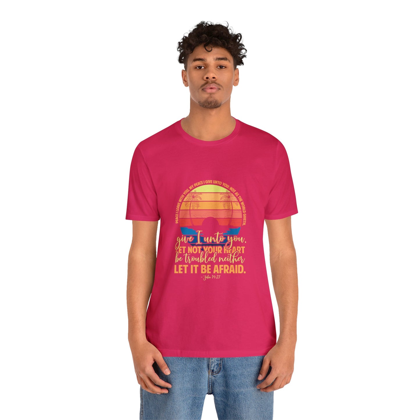 "Embrace the Gift of Peace" - Unisex Jersey Short Sleeve Tee