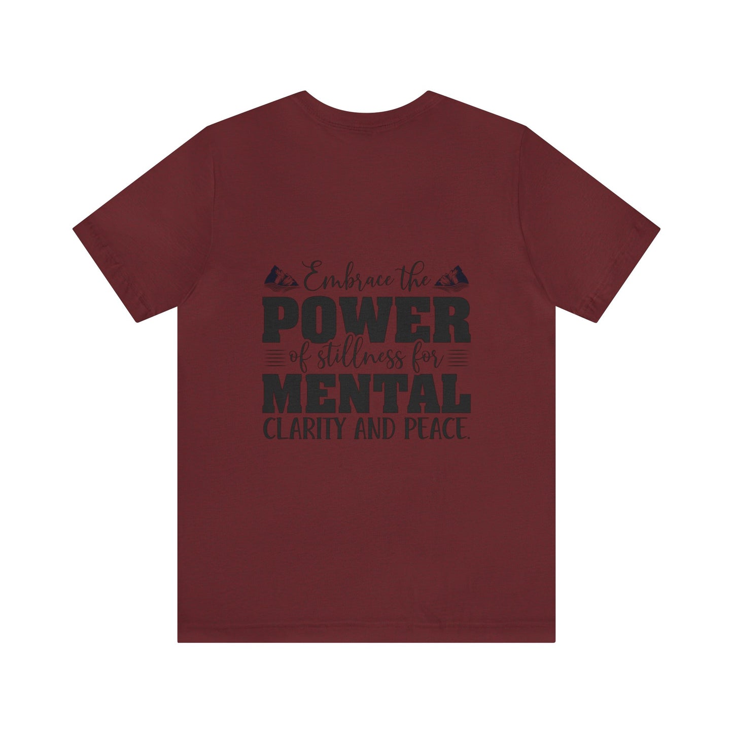 "Stillness in the Divine" - Unisex Jersey Short Sleeve Tee