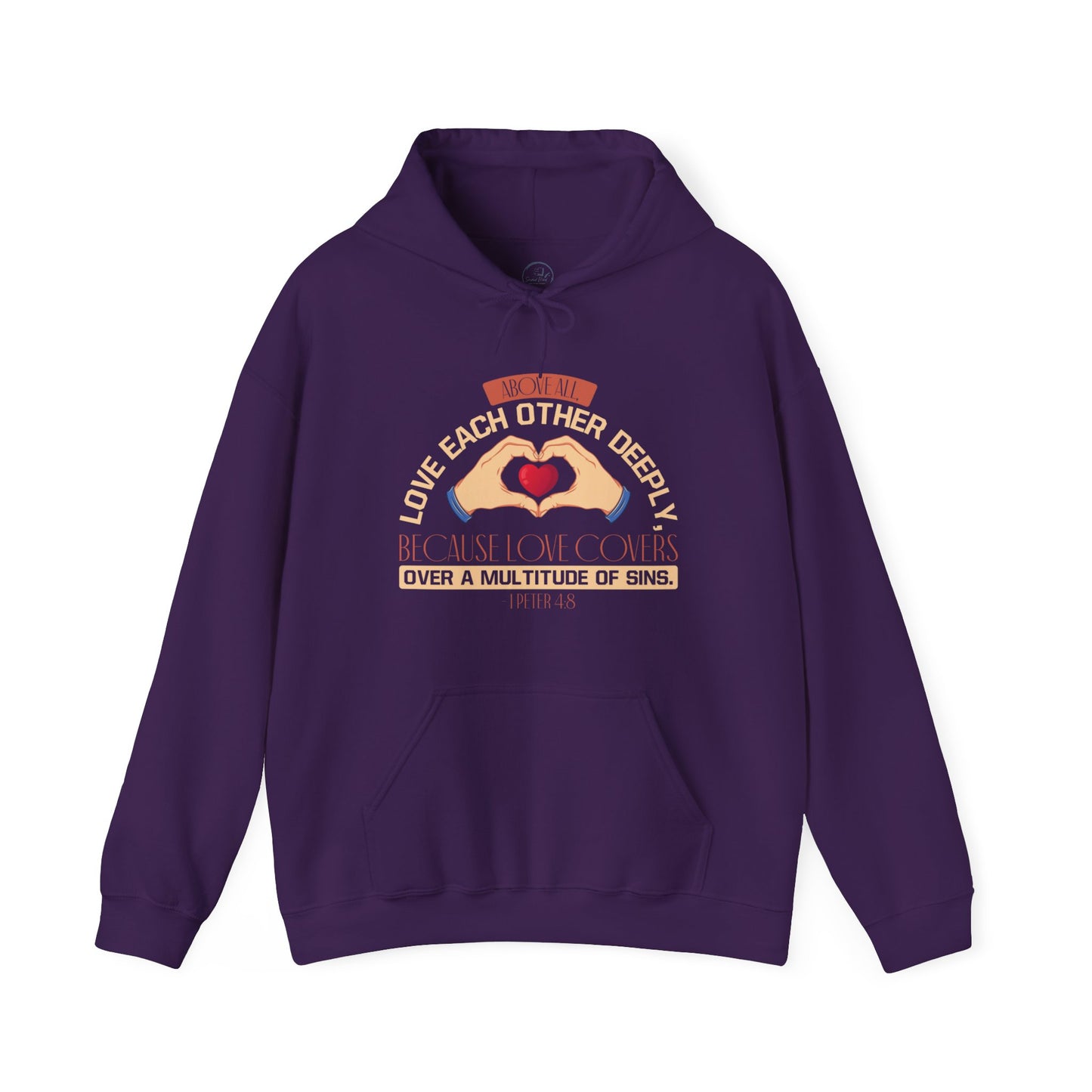 "Embrace Love, Foster Growth" - Unisex Heavy Blend™ Hooded Sweatshirt