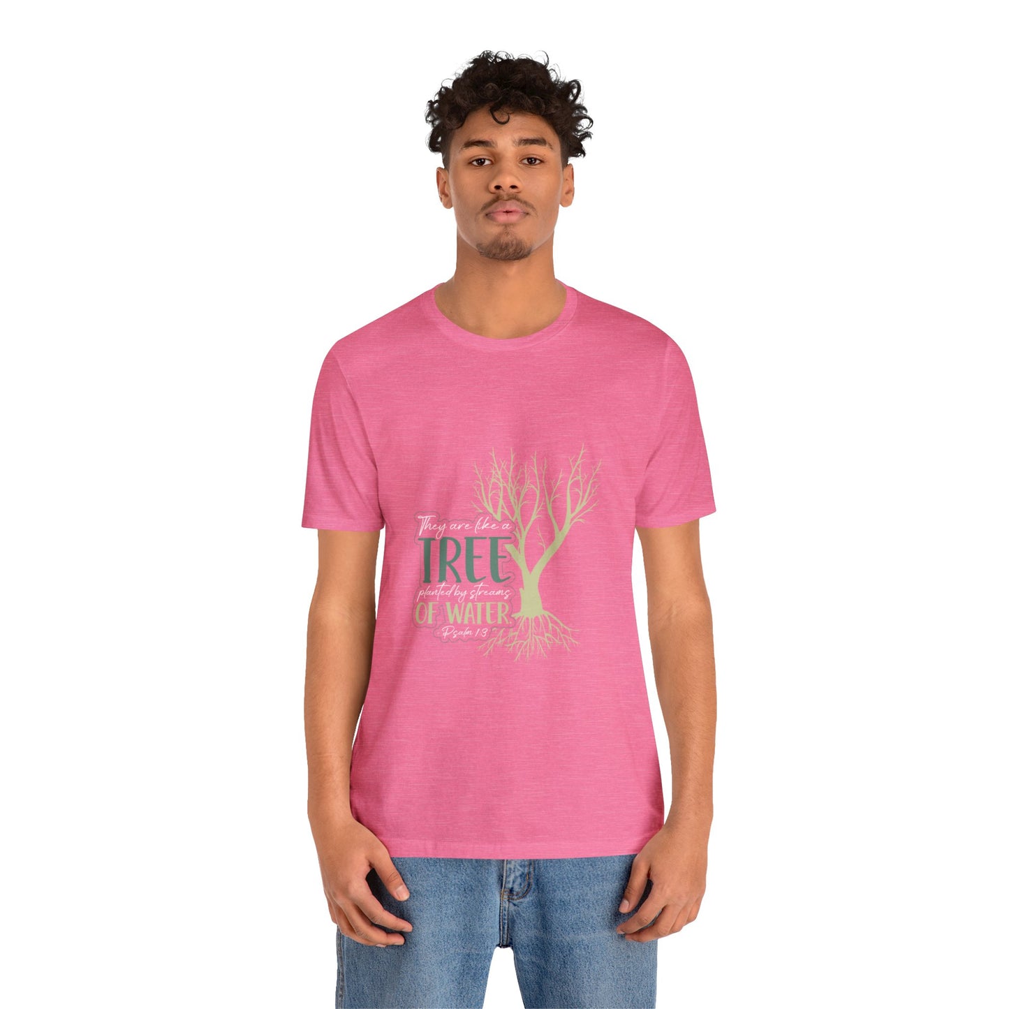 "Rooted in Faith" - Unisex Jersey Short Sleeve Tee