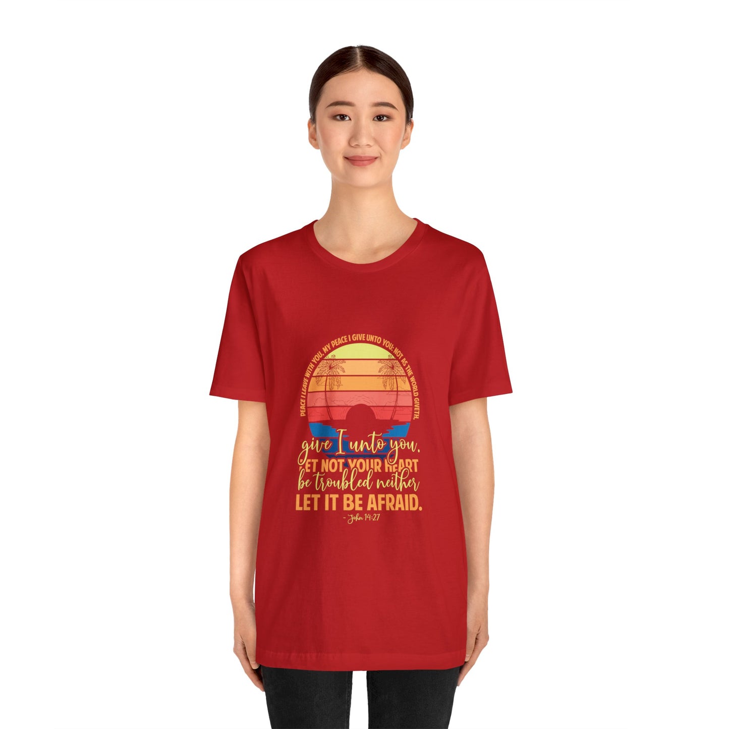 "Embrace the Gift of Peace" - Unisex Jersey Short Sleeve Tee
