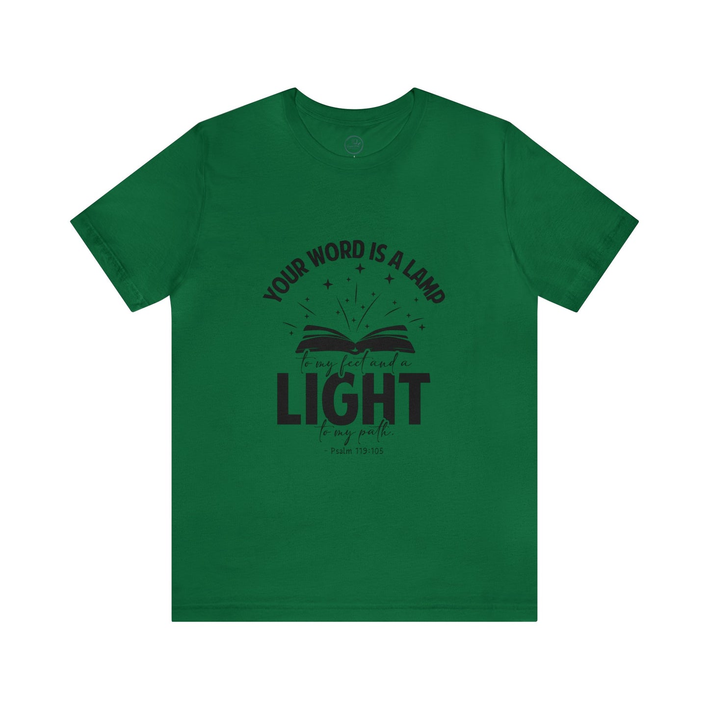 "Lamp to My Feet, Light to My Path" - Unisex Jersey Short Sleeve Tee