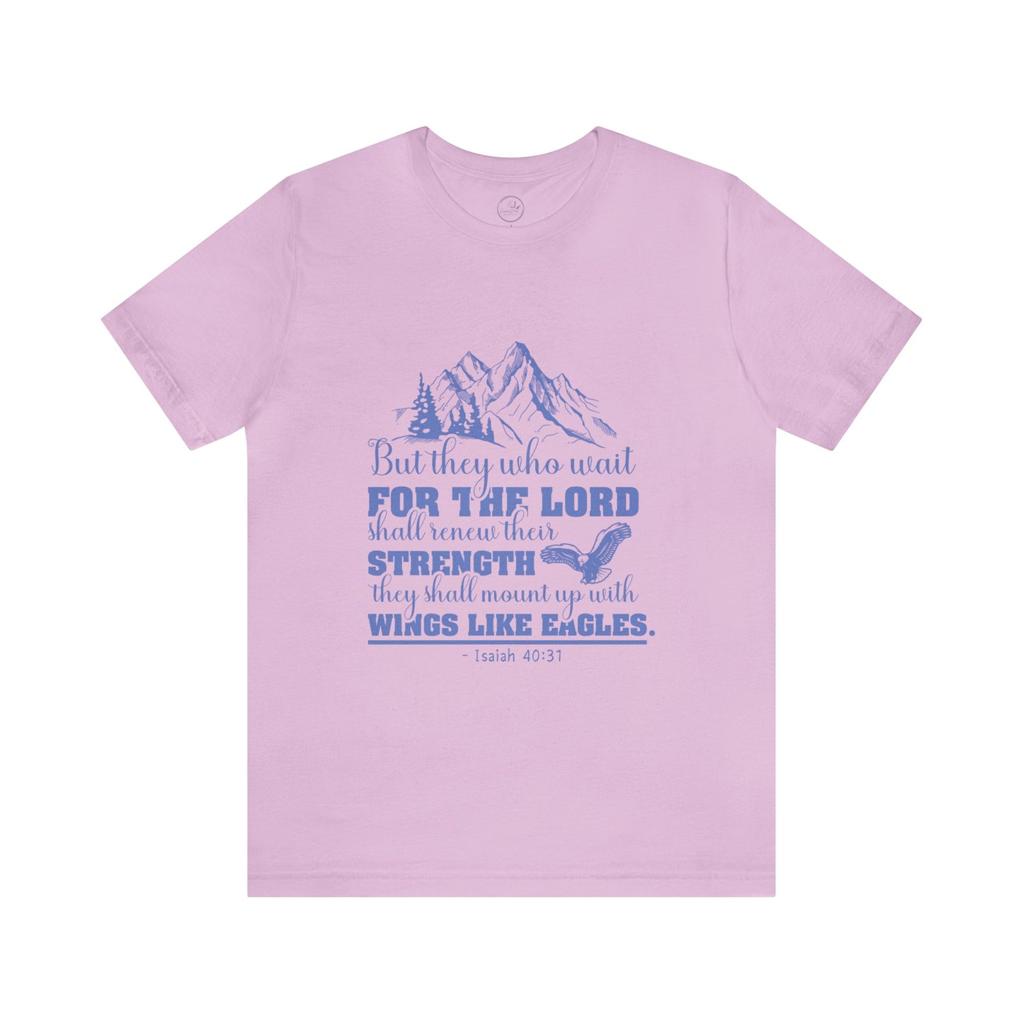 "Soar on Wings of Strength" - Unisex Jersey Short Sleeve Tee