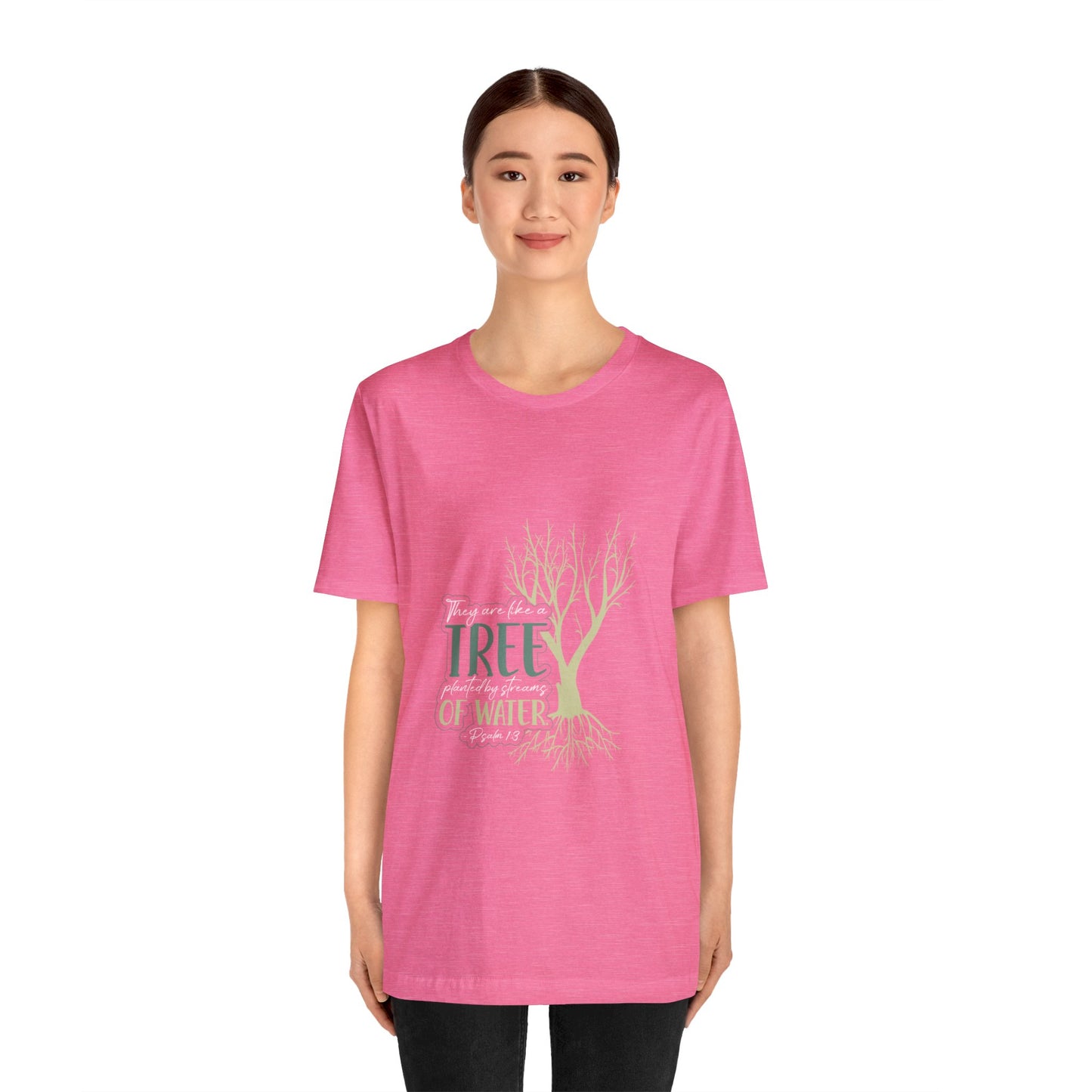 "Rooted in Faith" - Unisex Jersey Short Sleeve Tee