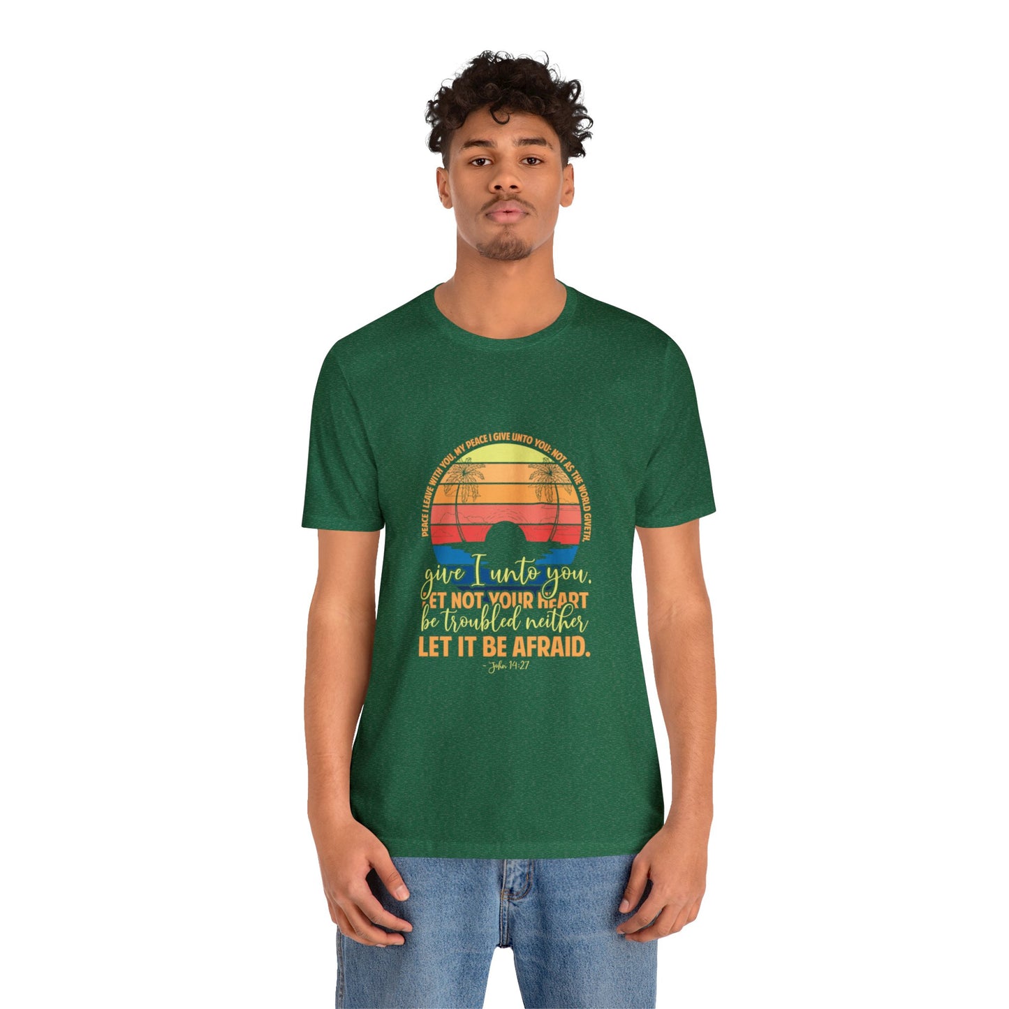 "Embrace the Gift of Peace" - Unisex Jersey Short Sleeve Tee