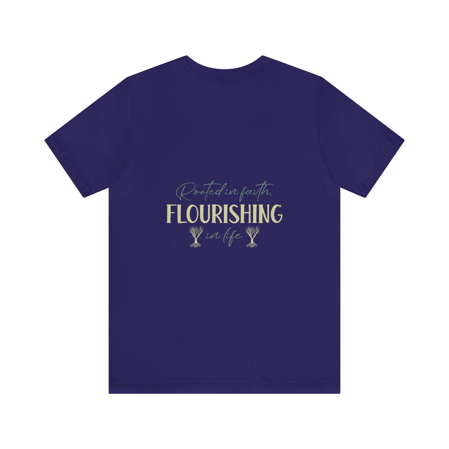 "Rooted in Faith" - Unisex Jersey Short Sleeve Tee