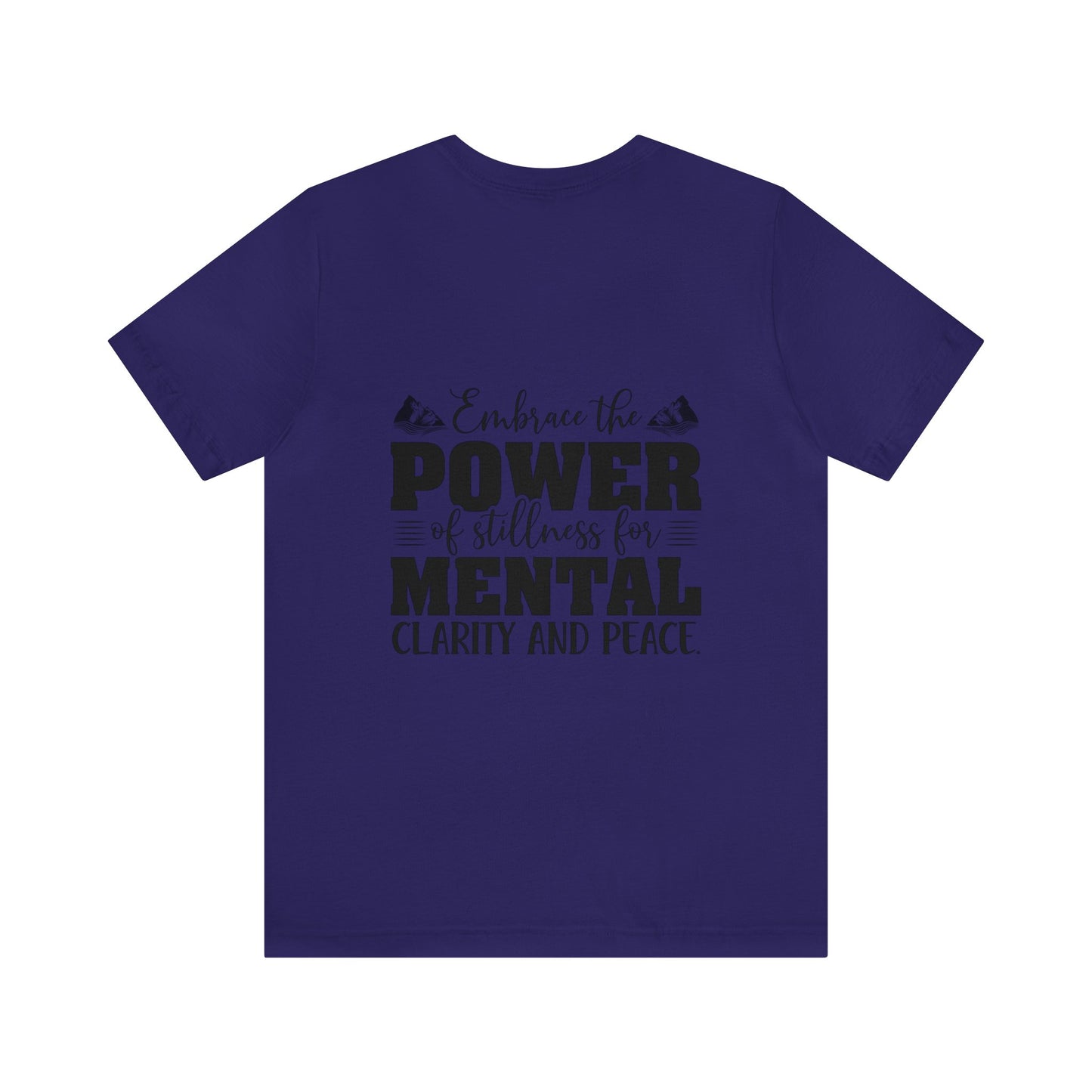 "Stillness in the Divine" - Unisex Jersey Short Sleeve Tee