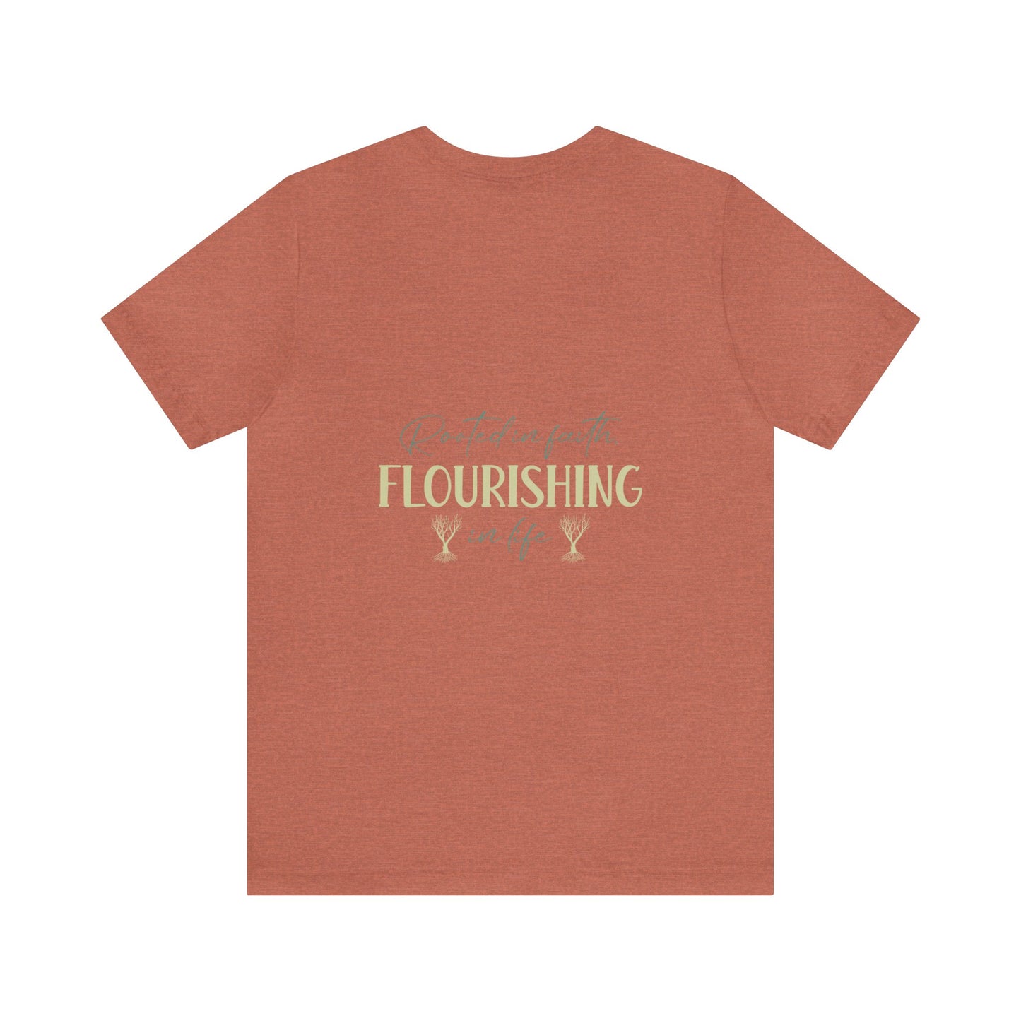 "Rooted in Faith" - Unisex Jersey Short Sleeve Tee