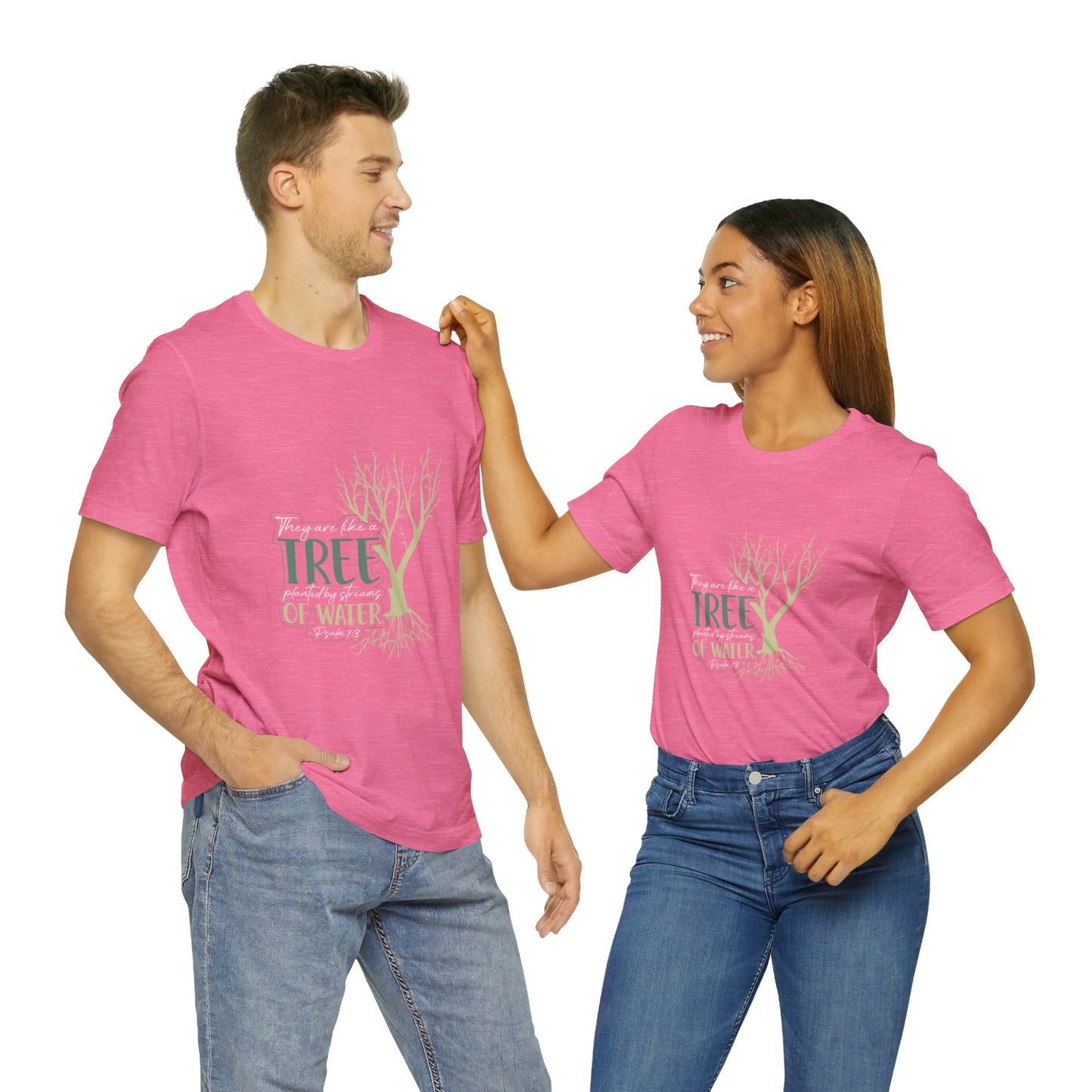 "Rooted in Faith" - Unisex Jersey Short Sleeve Tee