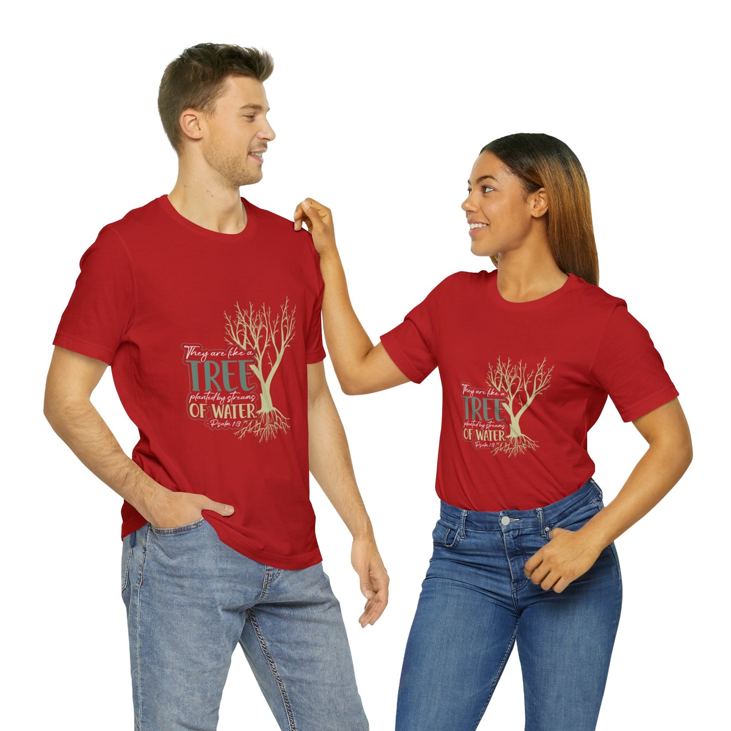 "Rooted in Faith" - Unisex Jersey Short Sleeve Tee