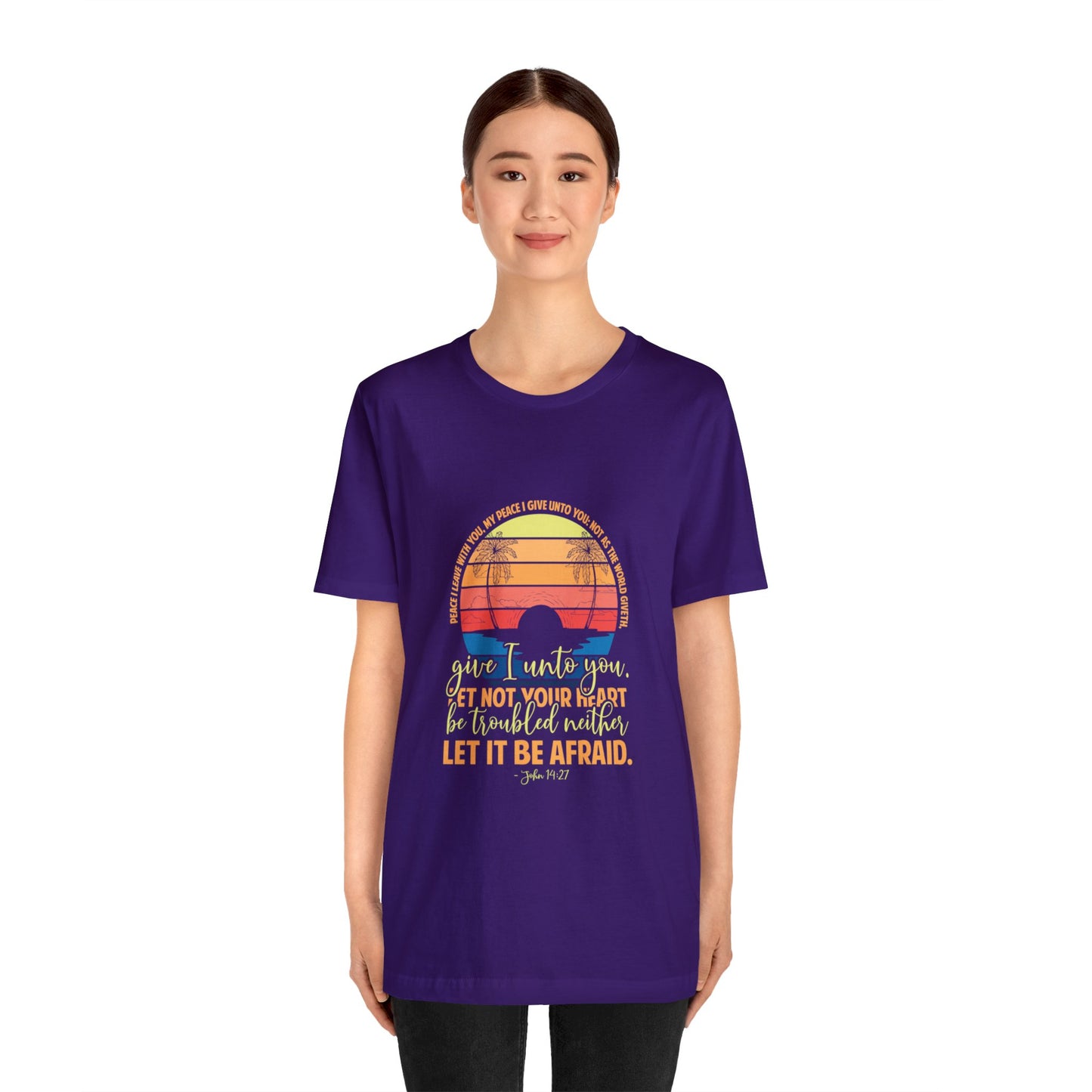 "Embrace the Gift of Peace" - Unisex Jersey Short Sleeve Tee