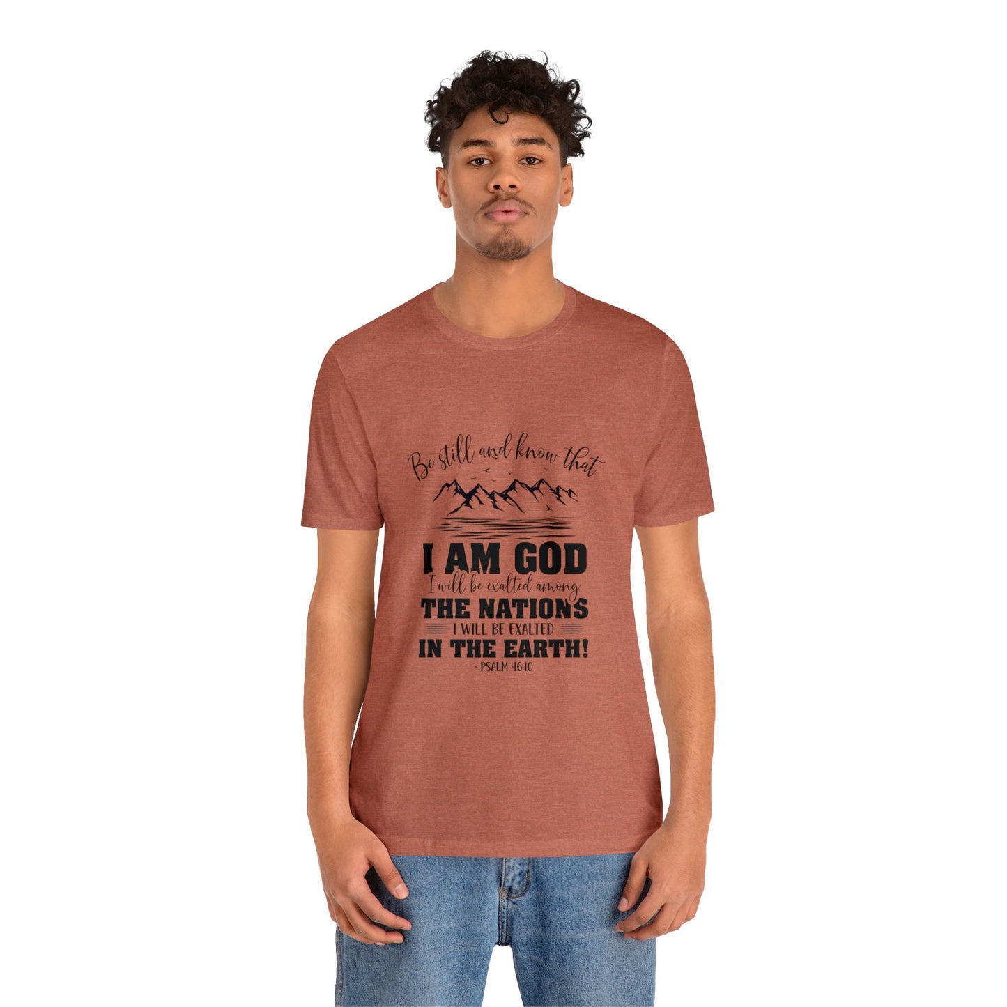 "Stillness in the Divine" - Unisex Jersey Short Sleeve Tee