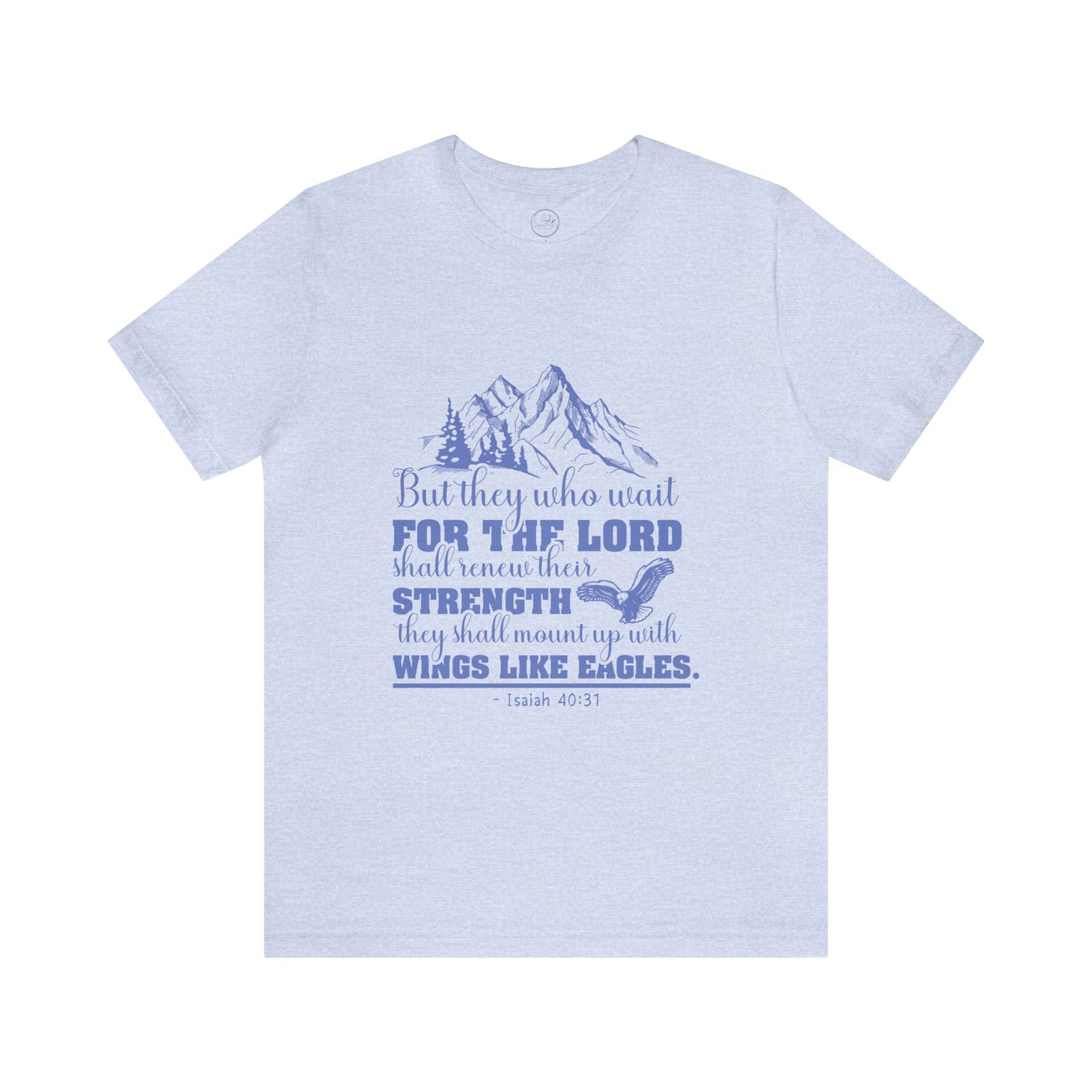 "Soar on Wings of Strength" - Unisex Jersey Short Sleeve Tee