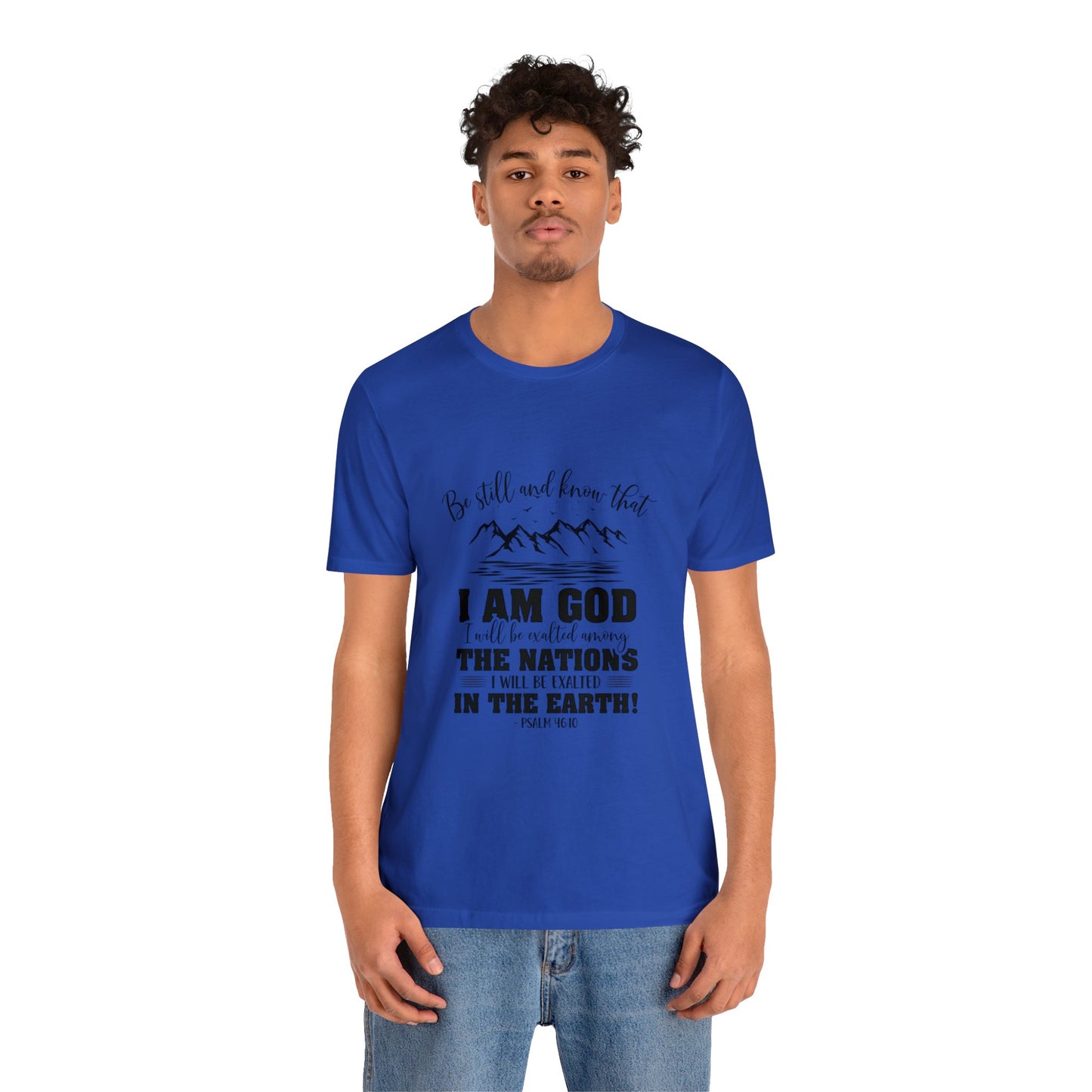 "Stillness in the Divine" - Unisex Jersey Short Sleeve Tee
