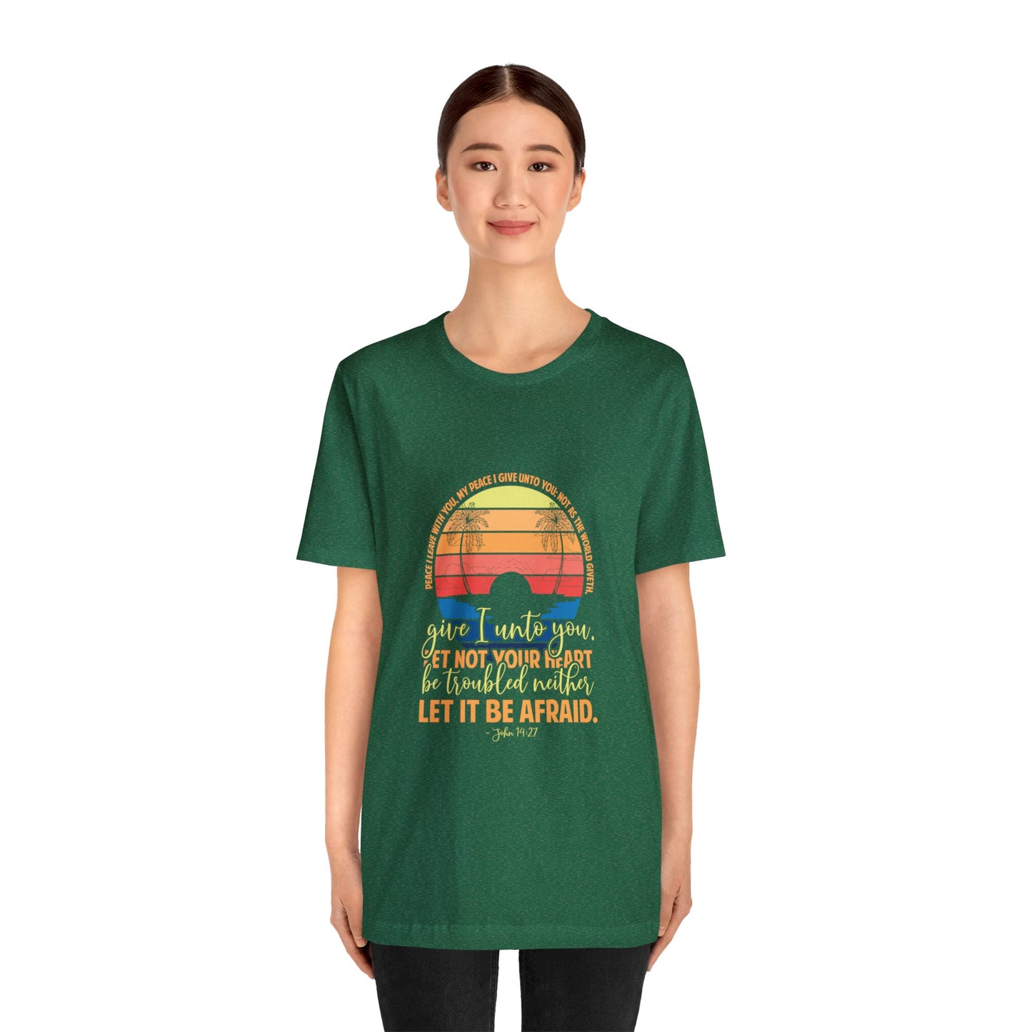 "Embrace the Gift of Peace" - Unisex Jersey Short Sleeve Tee