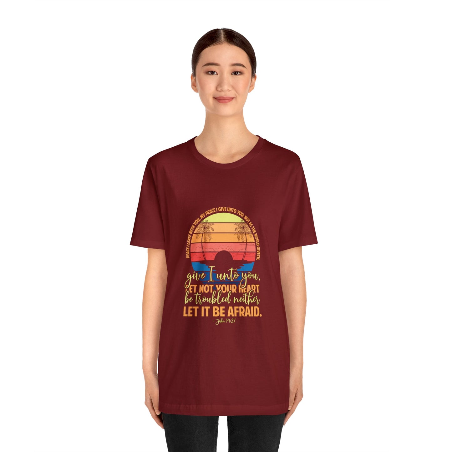 "Embrace the Gift of Peace" - Unisex Jersey Short Sleeve Tee