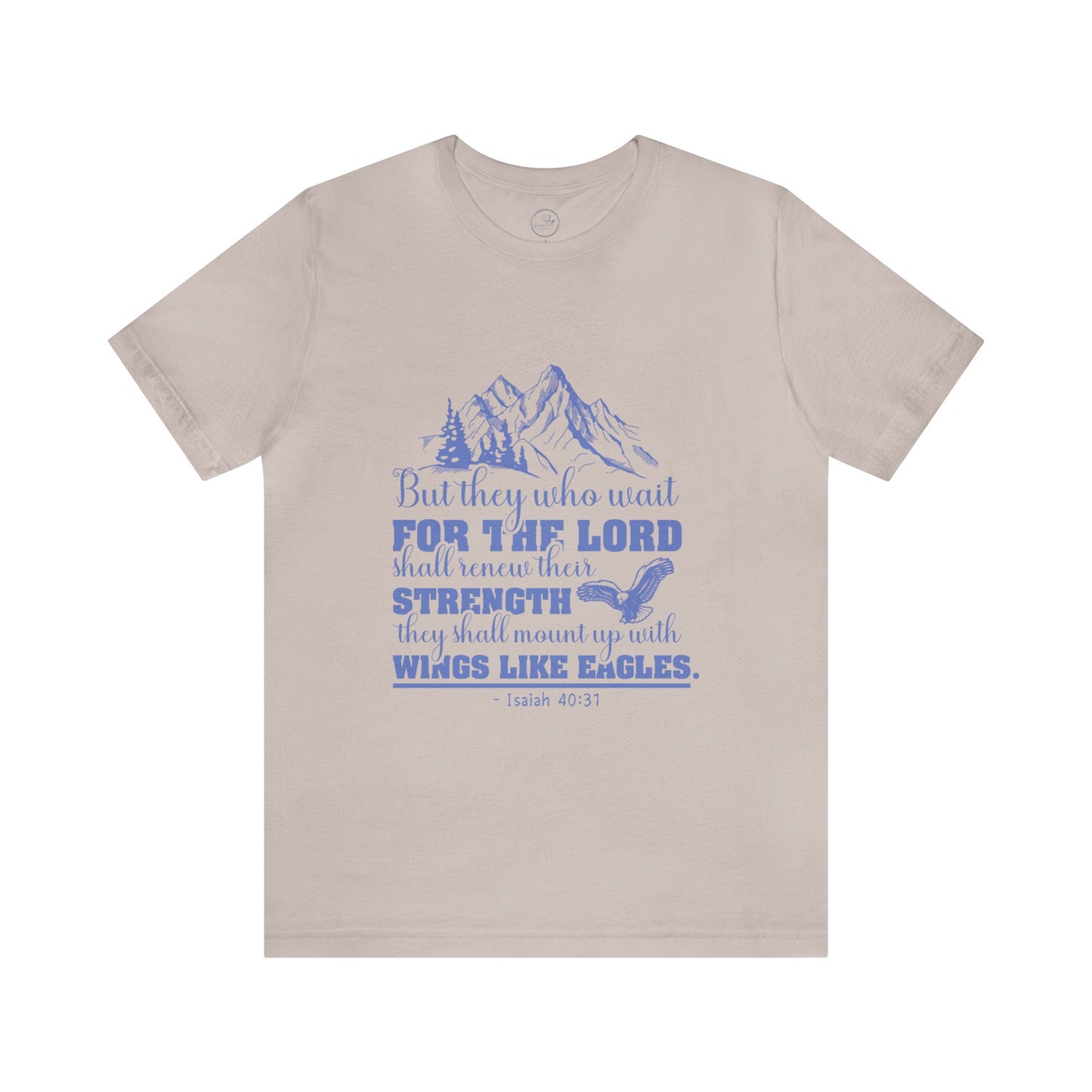 "Soar on Wings of Strength" - Unisex Jersey Short Sleeve Tee