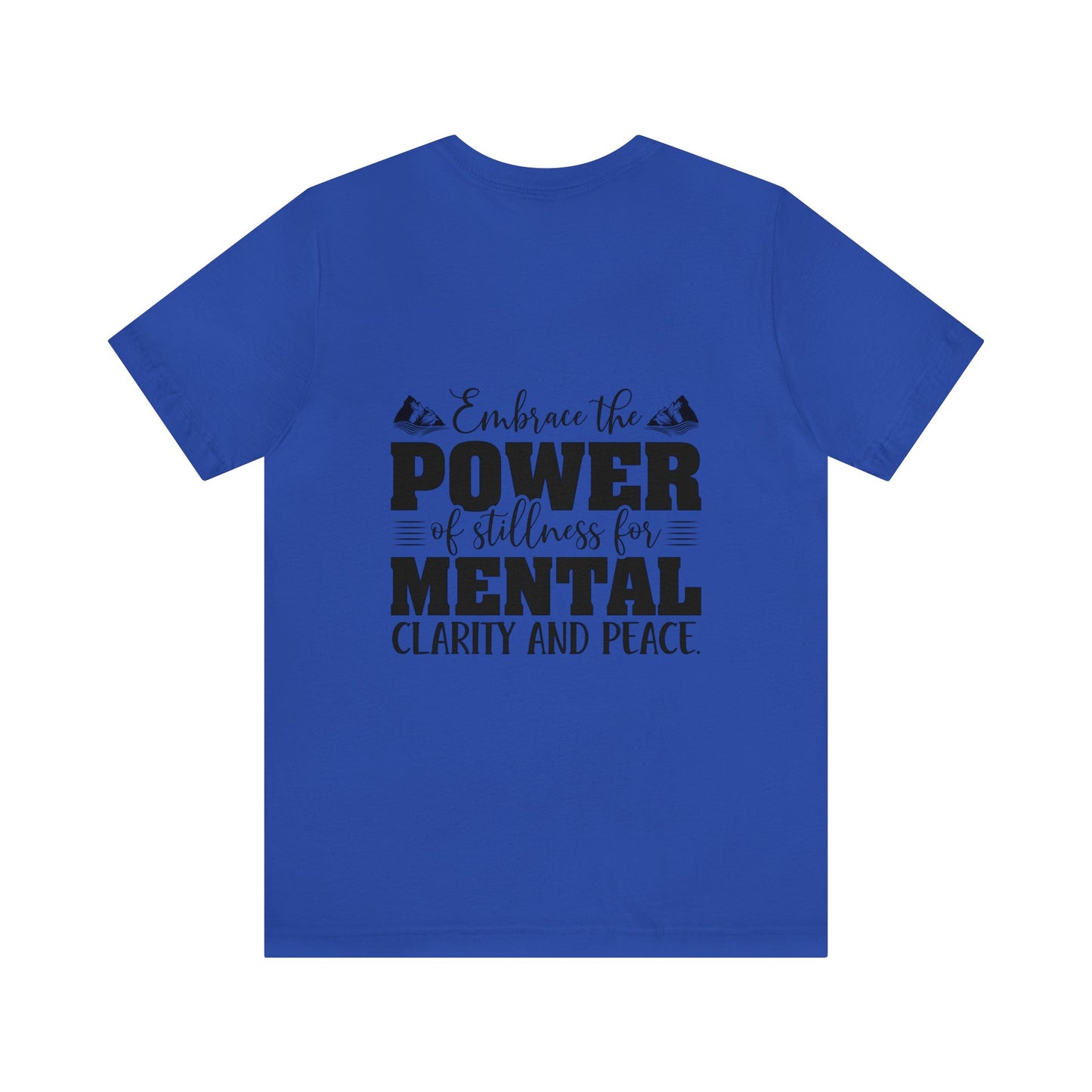 "Stillness in the Divine" - Unisex Jersey Short Sleeve Tee