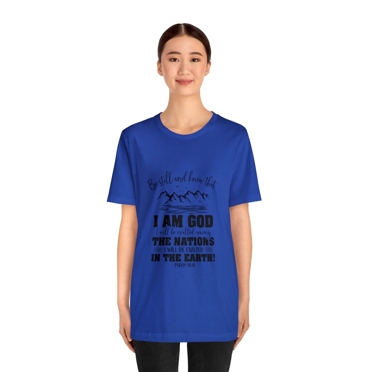 "Stillness in the Divine" - Unisex Jersey Short Sleeve Tee