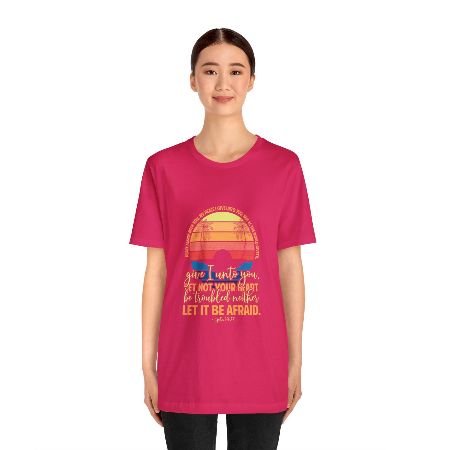 "Embrace the Gift of Peace" - Unisex Jersey Short Sleeve Tee