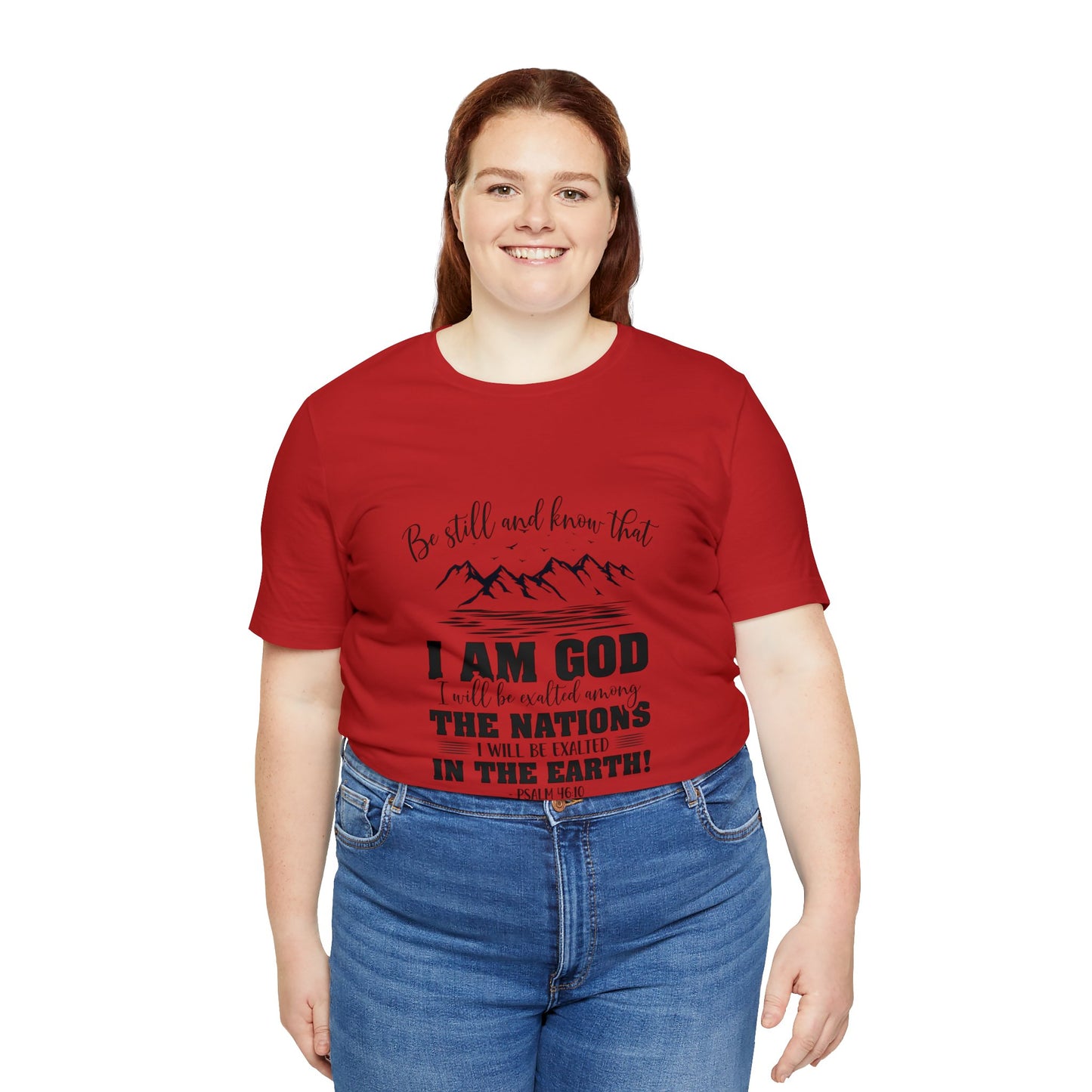 "Stillness in the Divine" - Unisex Jersey Short Sleeve Tee