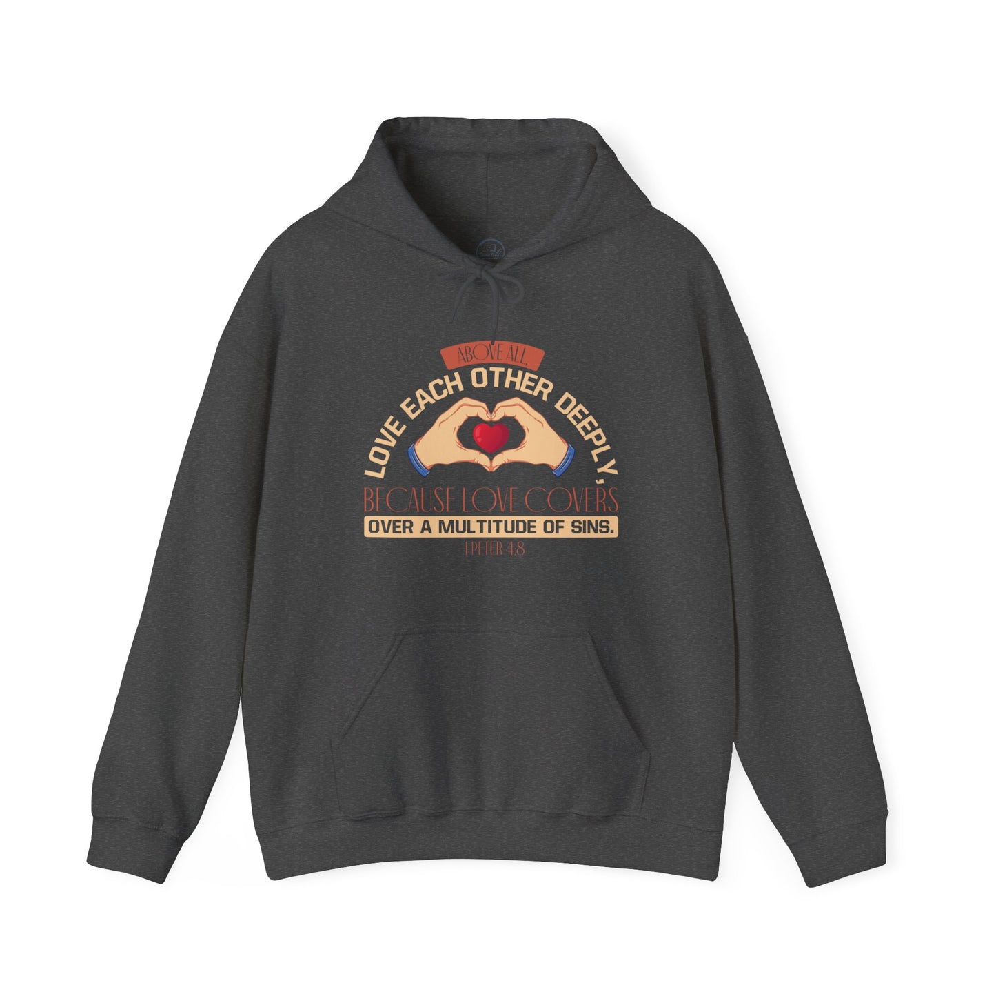 "Embrace Love, Foster Growth" - Unisex Heavy Blend™ Hooded Sweatshirt