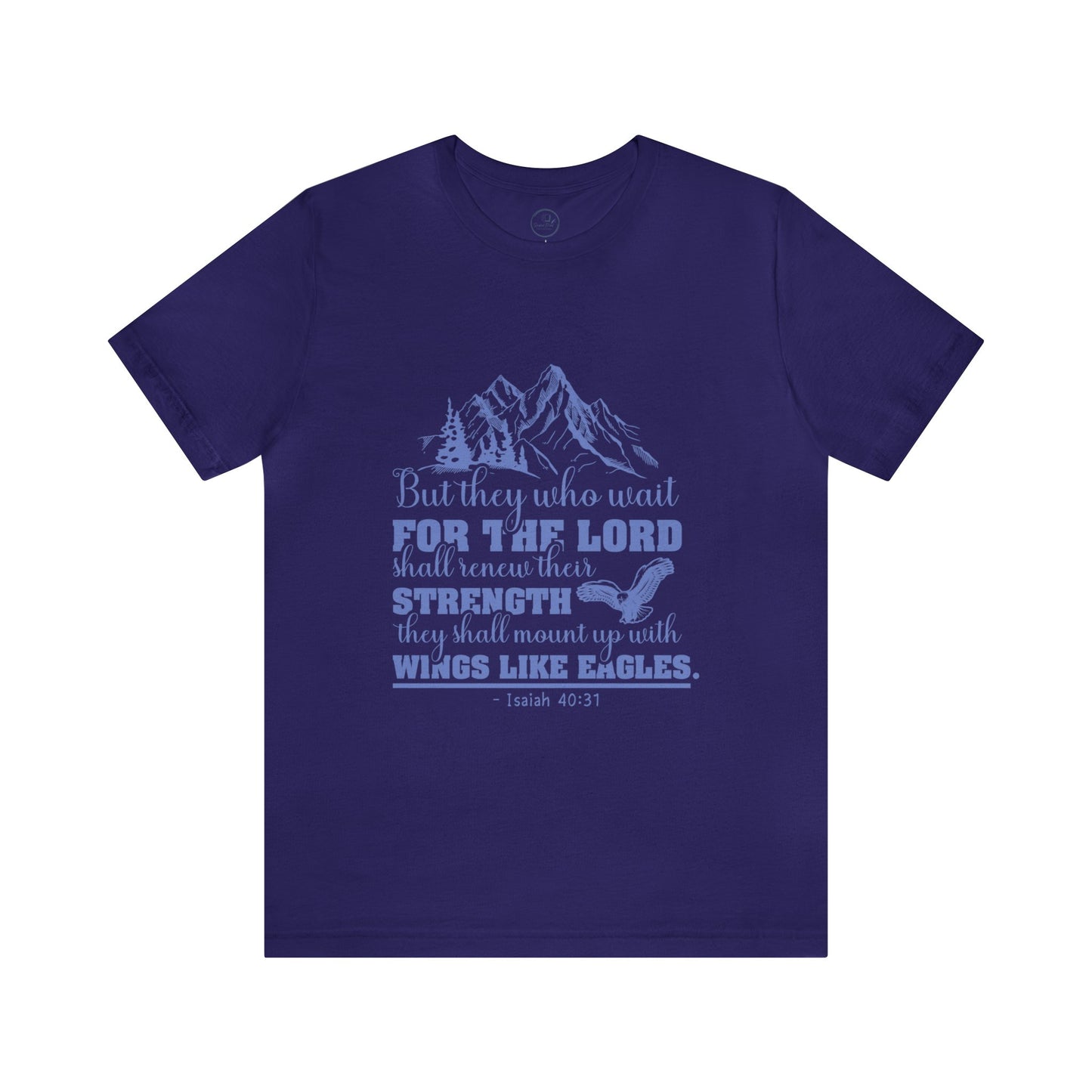"Soar on Wings of Strength" - Unisex Jersey Short Sleeve Tee