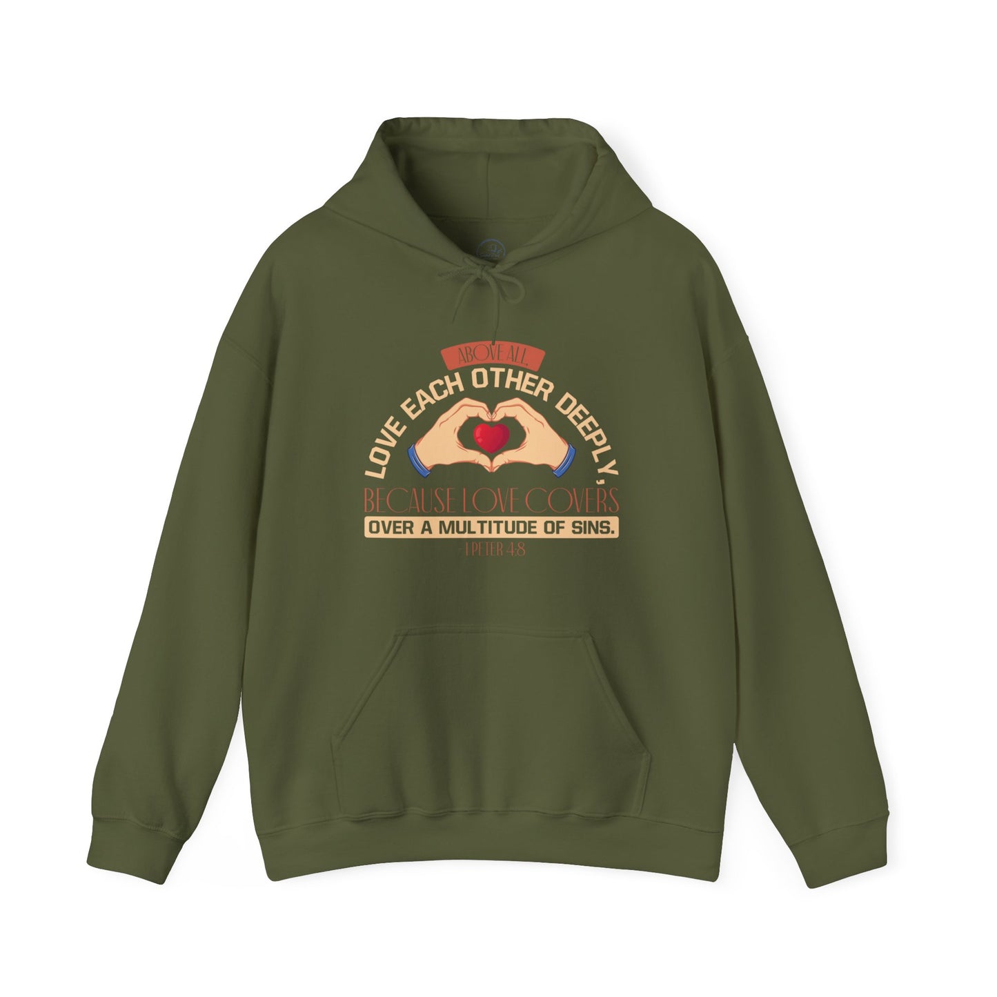 "Embrace Love, Foster Growth" - Unisex Heavy Blend™ Hooded Sweatshirt
