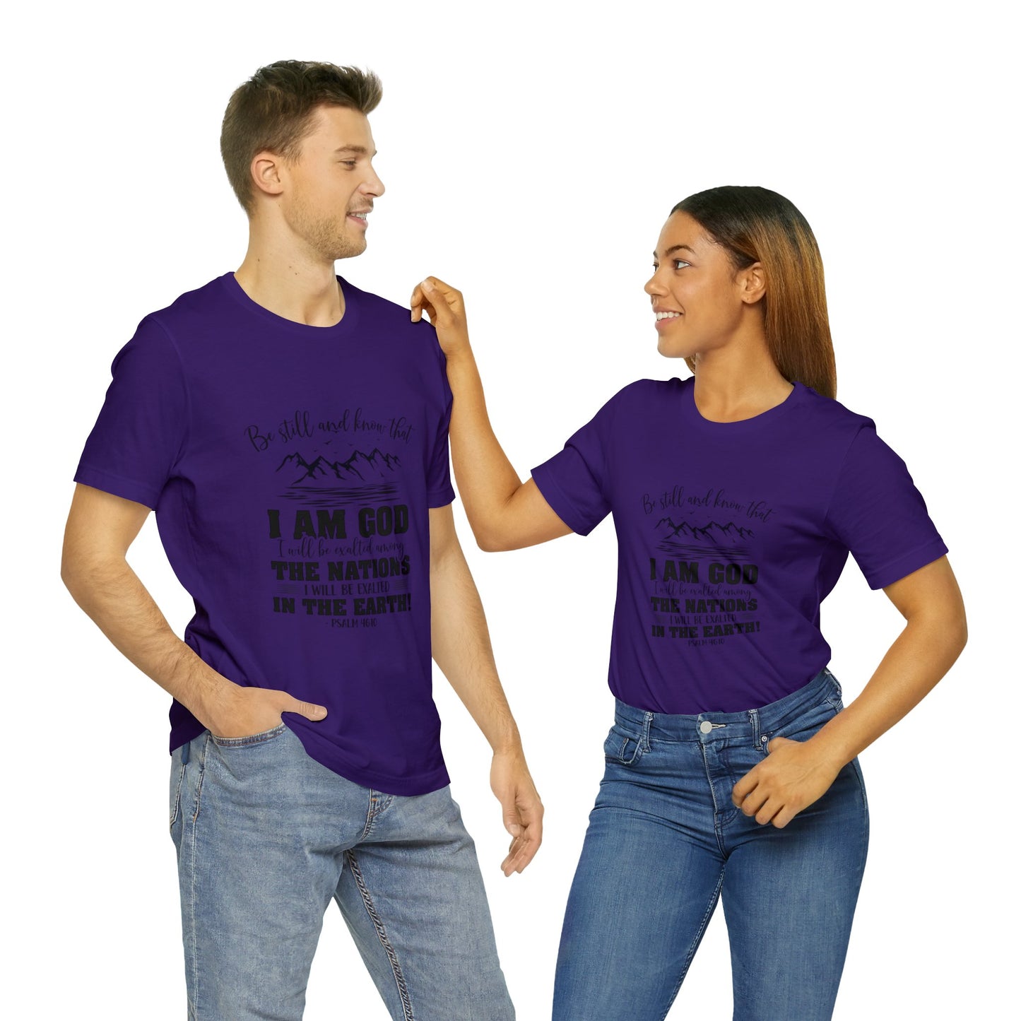 "Stillness in the Divine" - Unisex Jersey Short Sleeve Tee