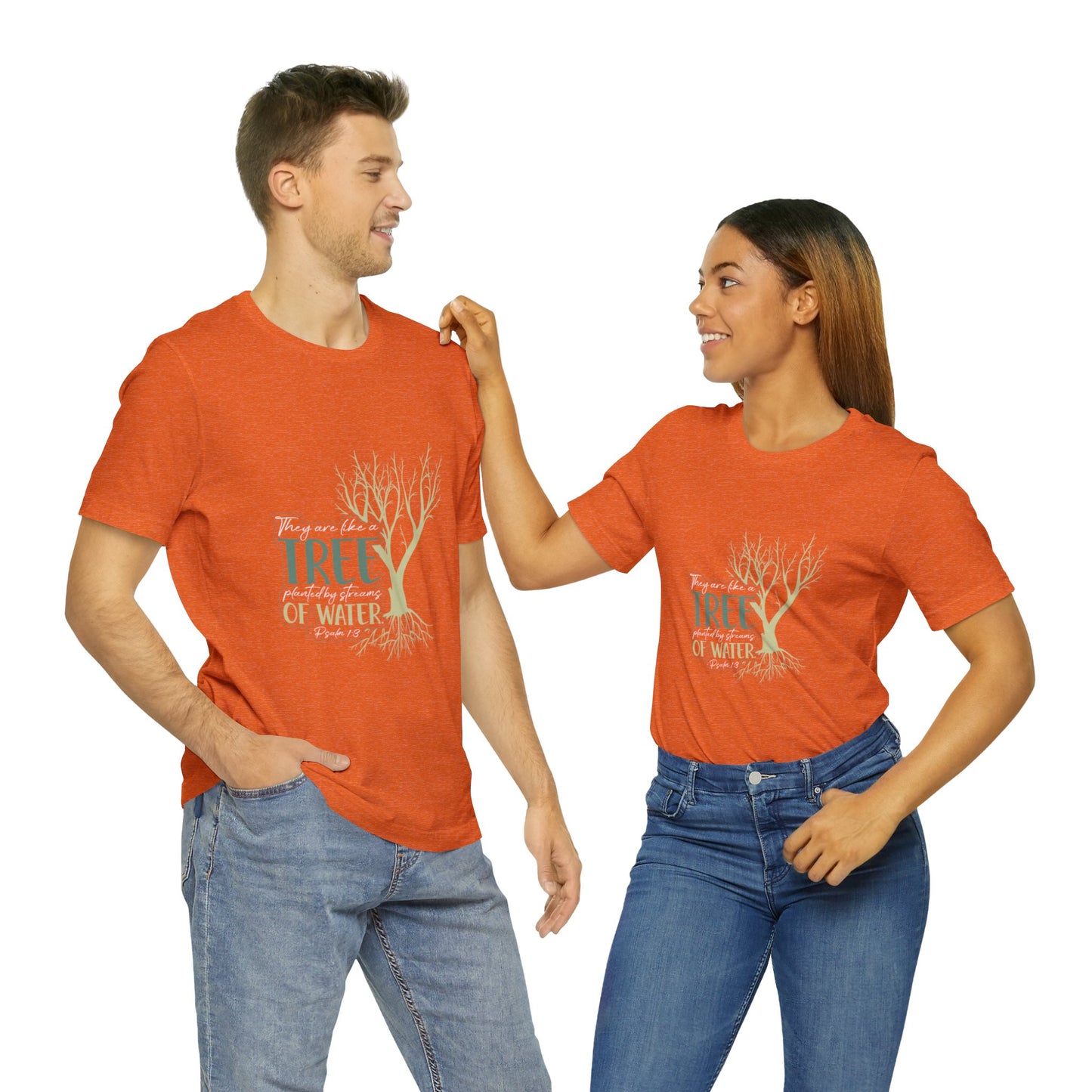 "Rooted in Faith" - Unisex Jersey Short Sleeve Tee
