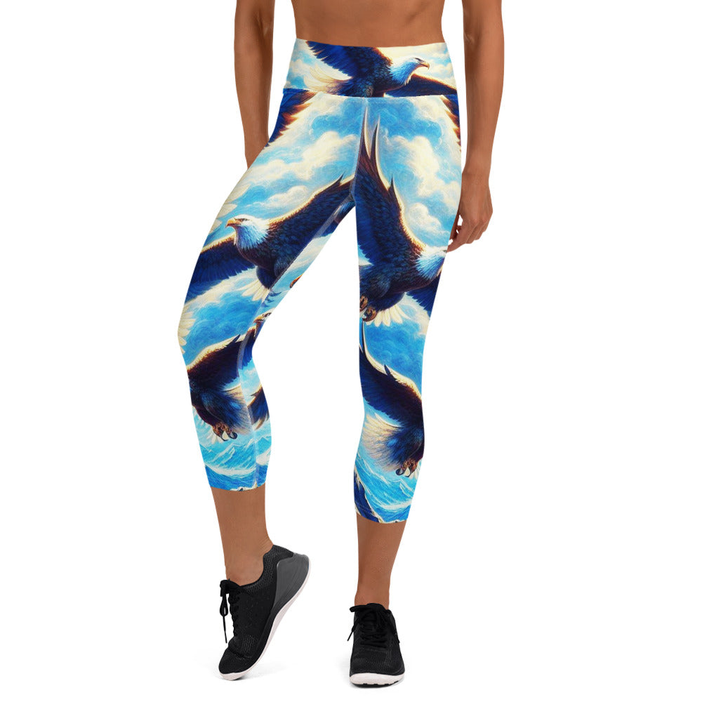 Yoga Capri Leggings - Wings of Hope