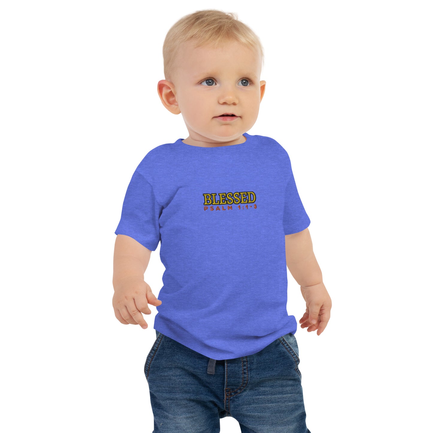 Baby Jersey Short Sleeve Tee - "Blessed"