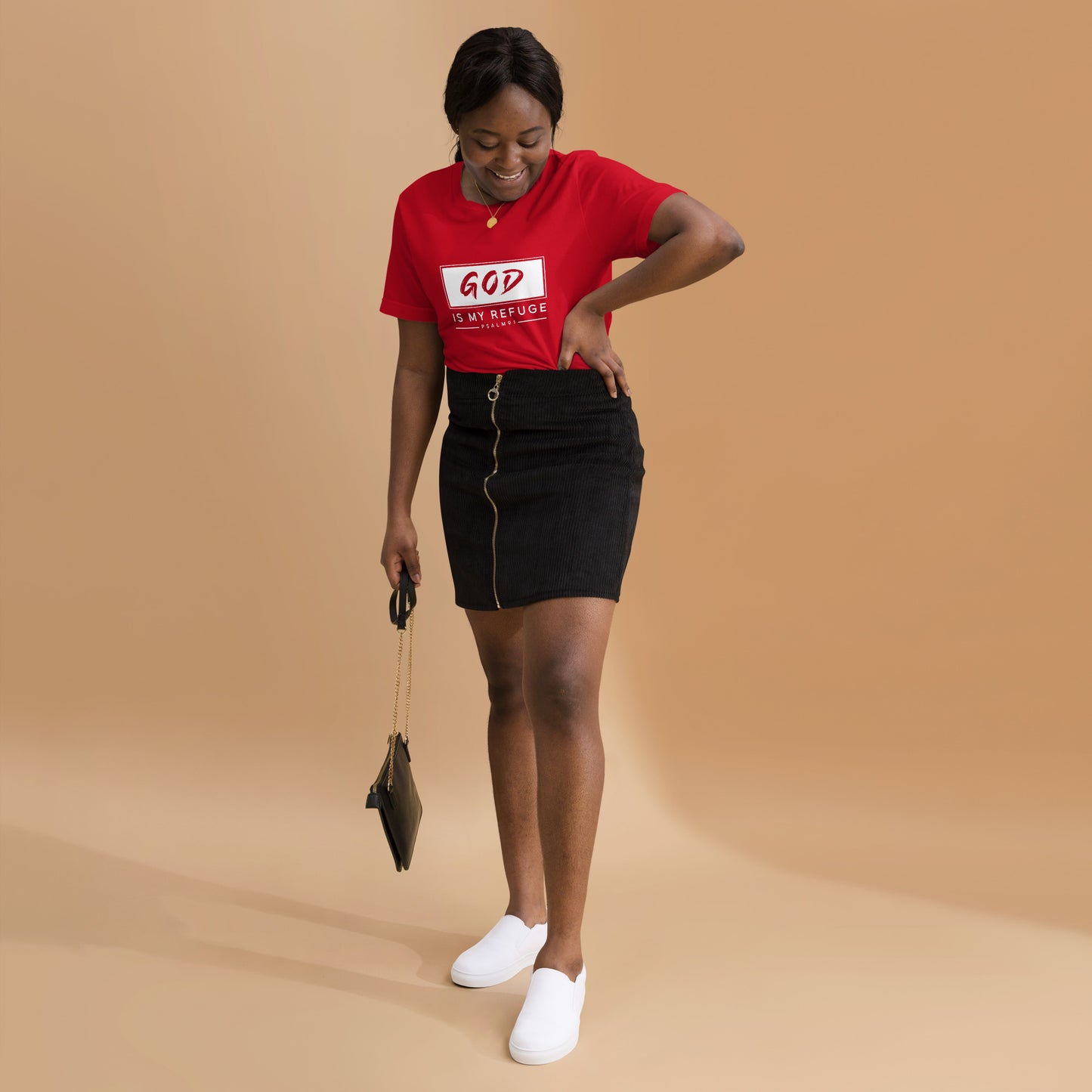 God is my refuge Unisex T-shirt
