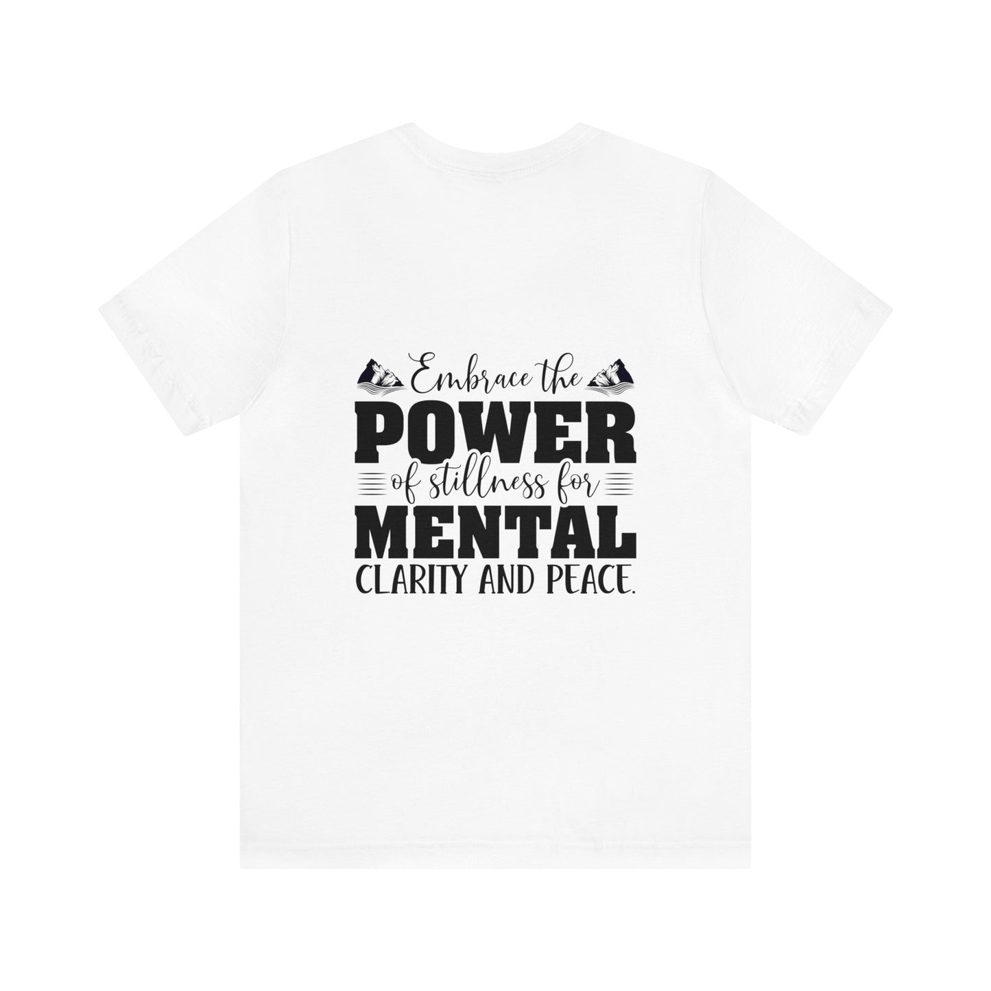 "Stillness in the Divine" - Unisex Jersey Short Sleeve Tee