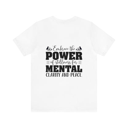 "Stillness in the Divine" - Unisex Jersey Short Sleeve Tee