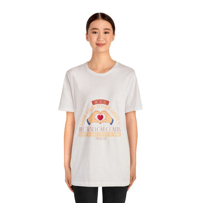 "Deep Love, Profound Forgiveness" - Unisex Jersey Short Sleeve Tee