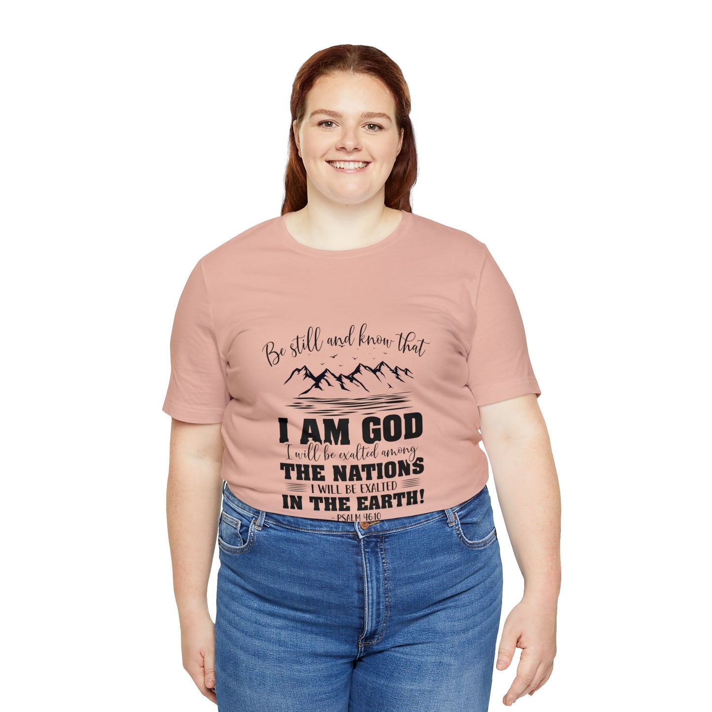 "Stillness in the Divine" - Unisex Jersey Short Sleeve Tee
