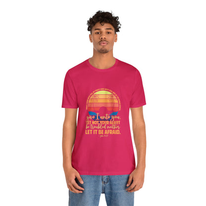 "Embrace the Gift of Peace" - Unisex Jersey Short Sleeve Tee