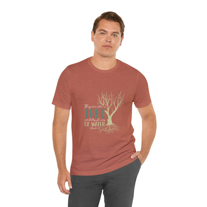 "Rooted in Faith" - Unisex Jersey Short Sleeve Tee