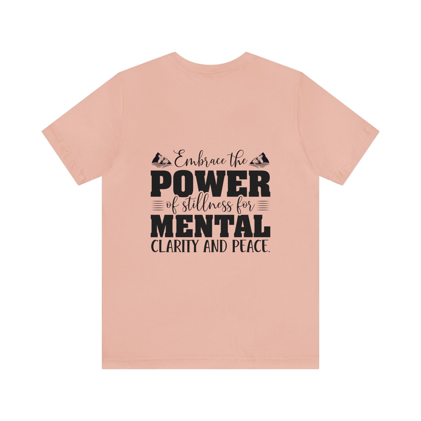 "Stillness in the Divine" - Unisex Jersey Short Sleeve Tee