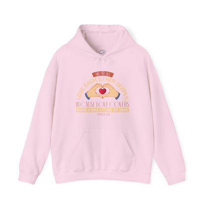 "Embrace Love, Foster Growth" -  Unisex Heavy Blend™ Hooded Sweatshirt