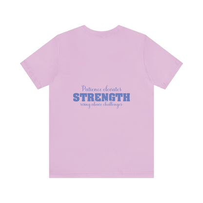 "Soar on Wings of Strength" - Unisex Jersey Short Sleeve Tee