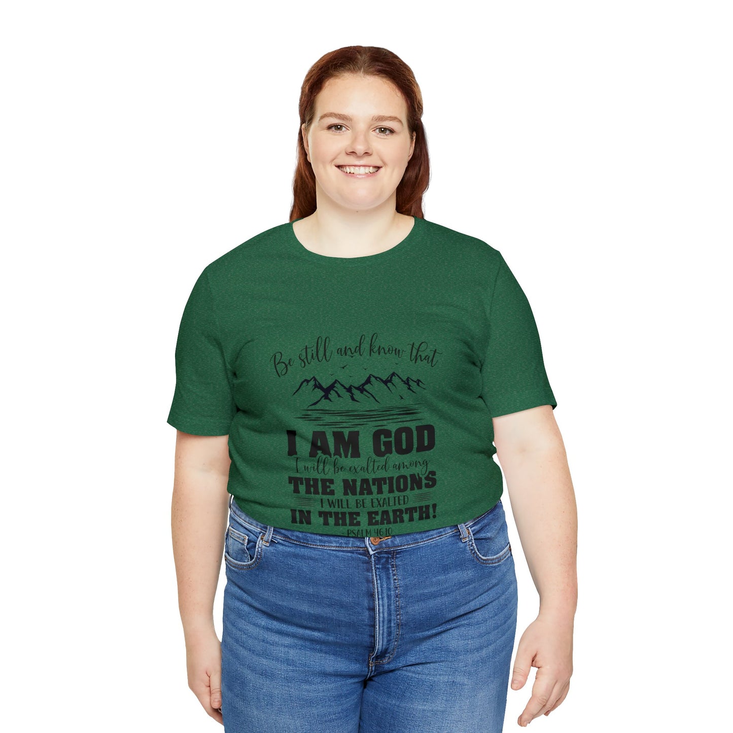 "Stillness in the Divine" - Unisex Jersey Short Sleeve Tee