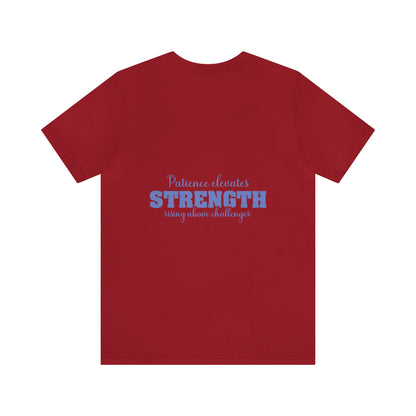 "Soar on Wings of Strength" - Unisex Jersey Short Sleeve Tee