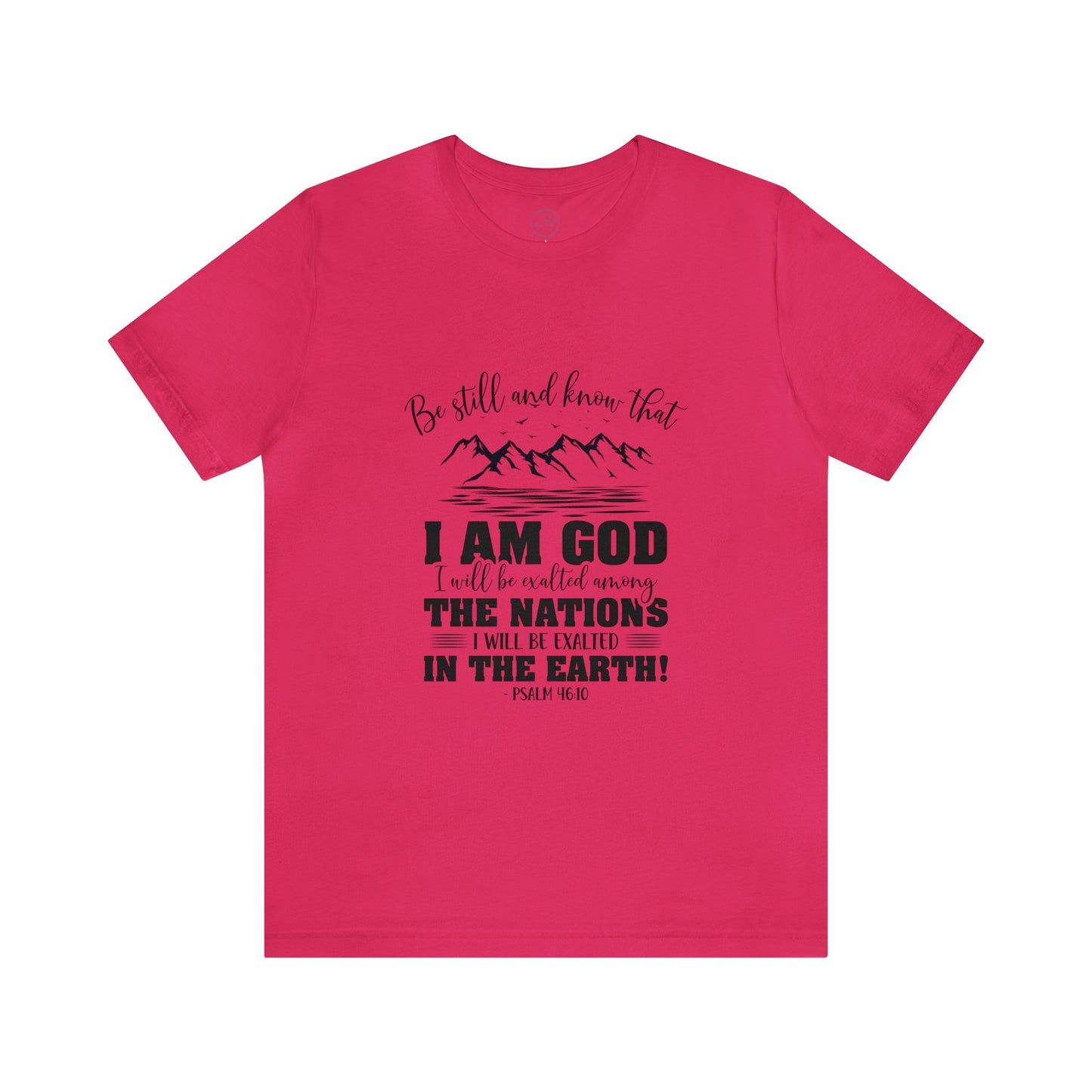"Stillness in the Divine" - Unisex Jersey Short Sleeve Tee