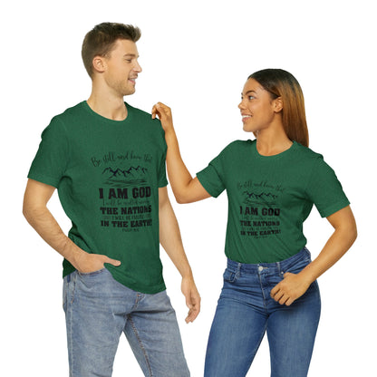 "Stillness in the Divine" - Unisex Jersey Short Sleeve Tee