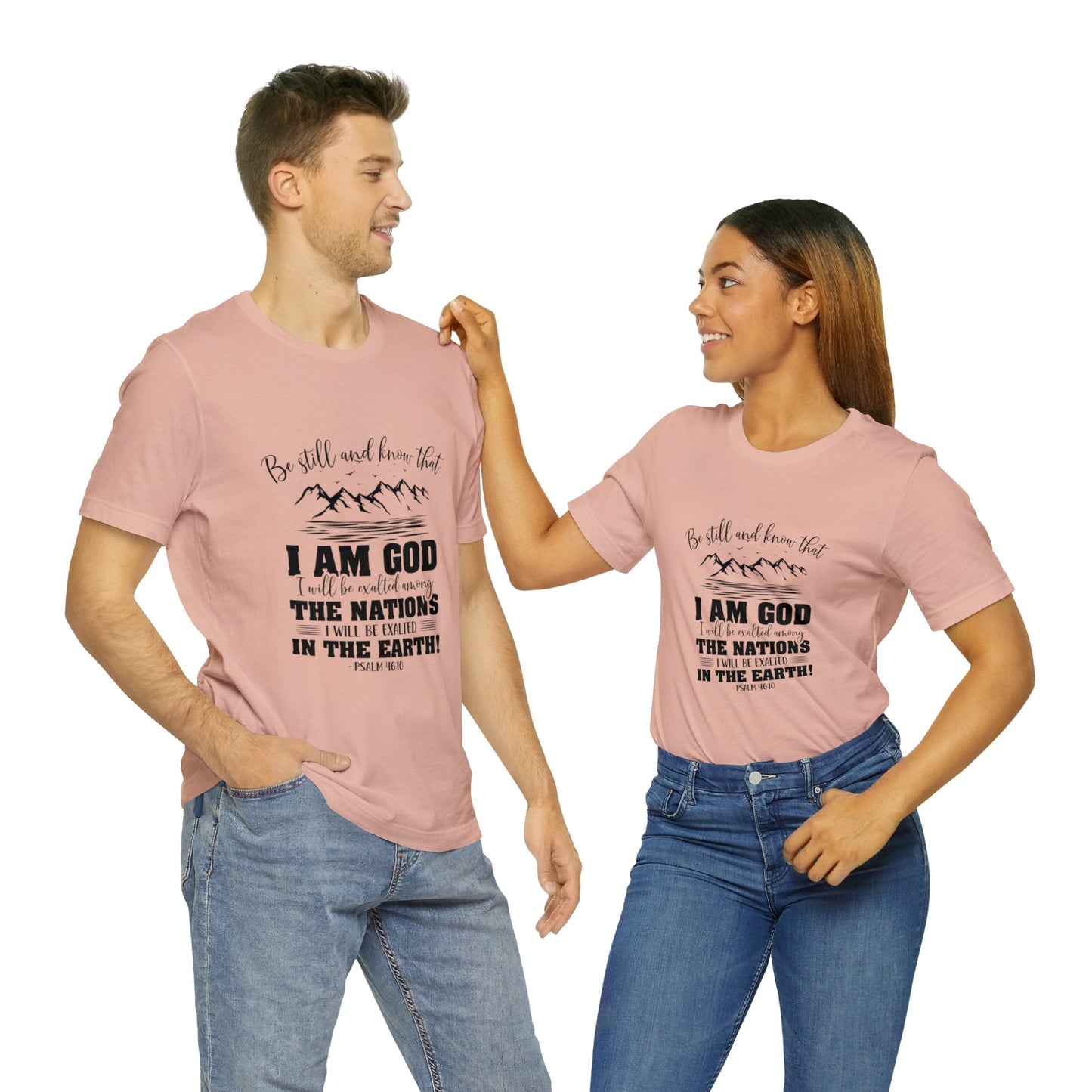 "Stillness in the Divine" - Unisex Jersey Short Sleeve Tee
