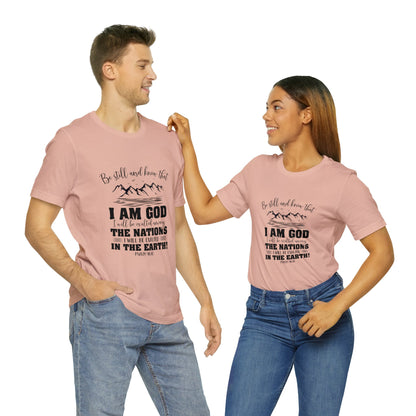 "Stillness in the Divine" - Unisex Jersey Short Sleeve Tee